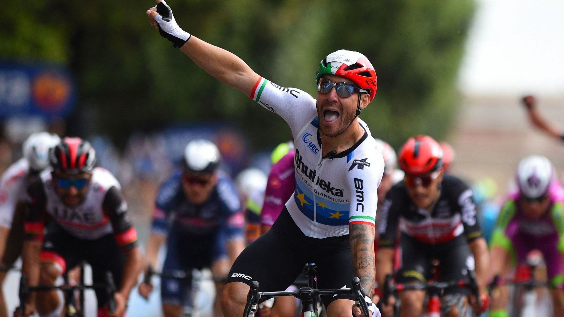 Giacomo Nizzolo s’est imposé au sprint lors de la 13e étape du Giro.