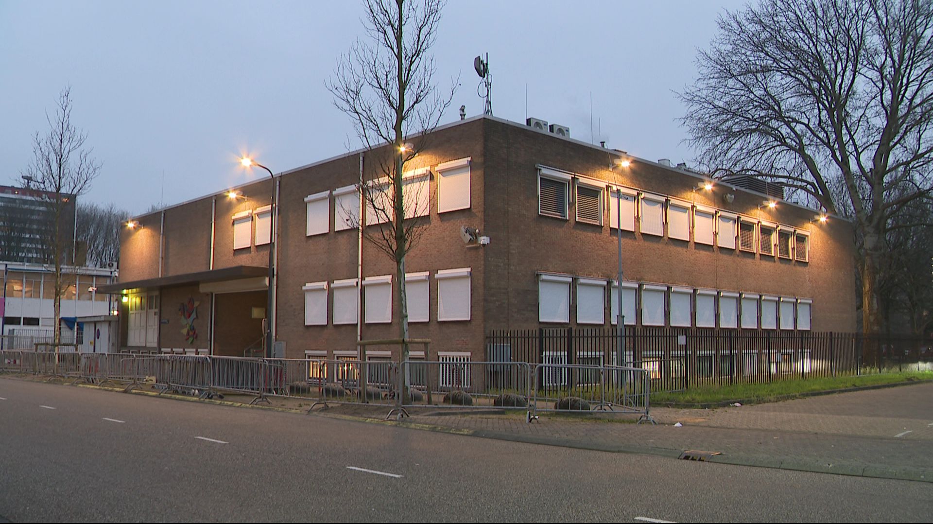 Le tribunal hypersécurisé d’Amsterdam, nommé le Bunker.