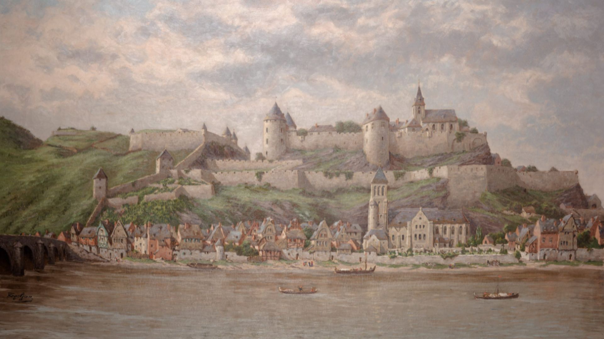 Namur dans les pas du peintre Franz Kegeljan 