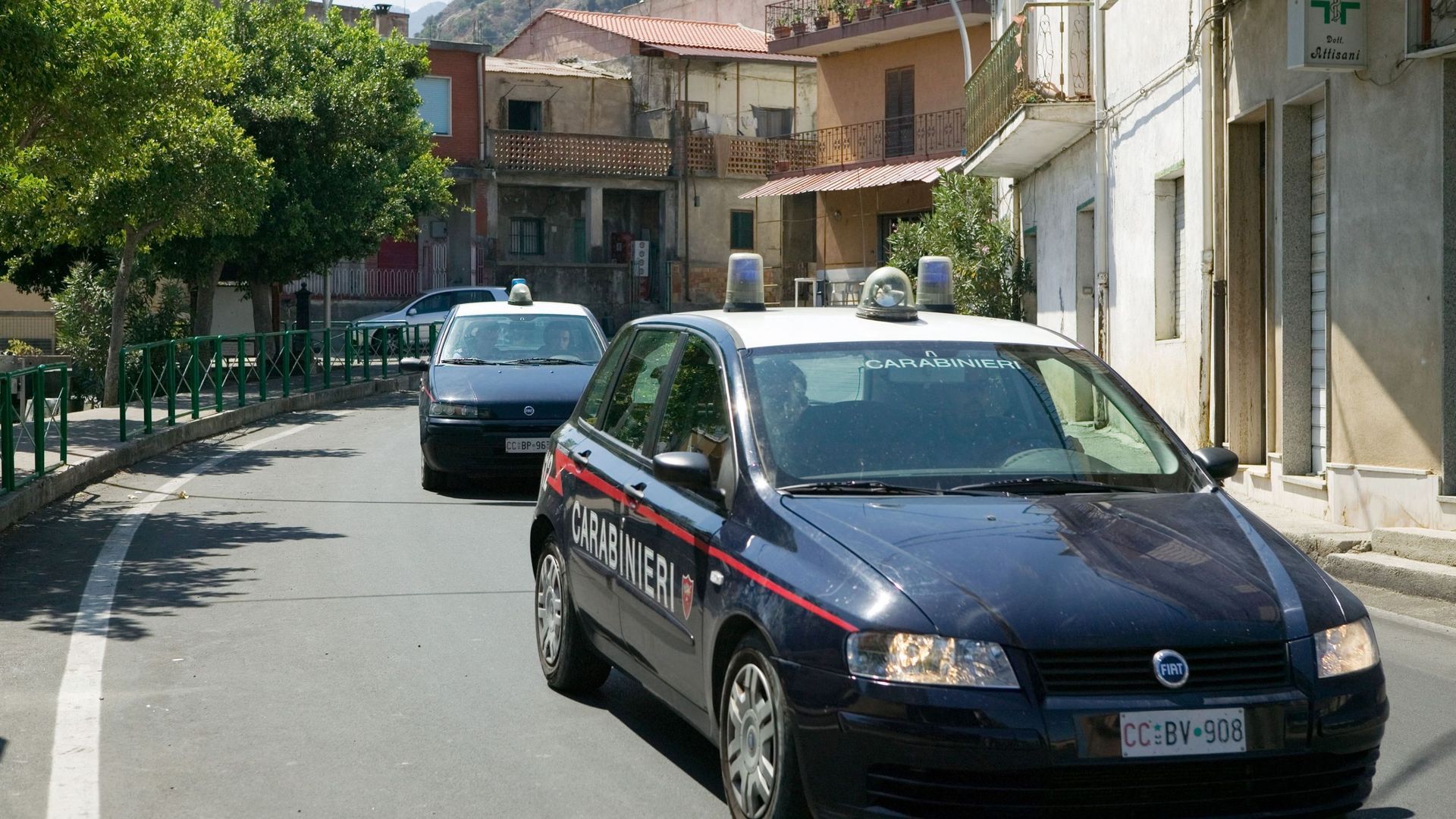 Un véhicule de la police italienne