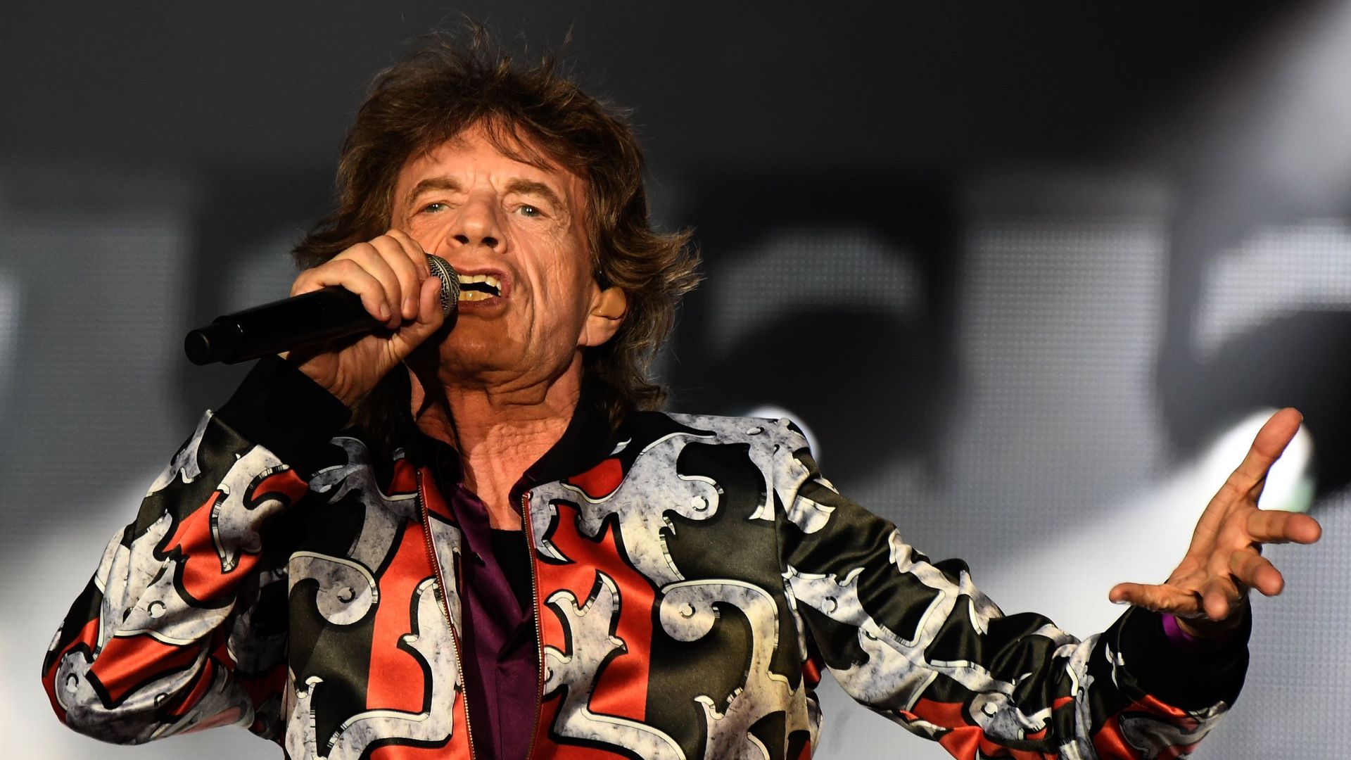 Mick Jagger avec Les Rolling Stones performs, Marseille, juin 2018