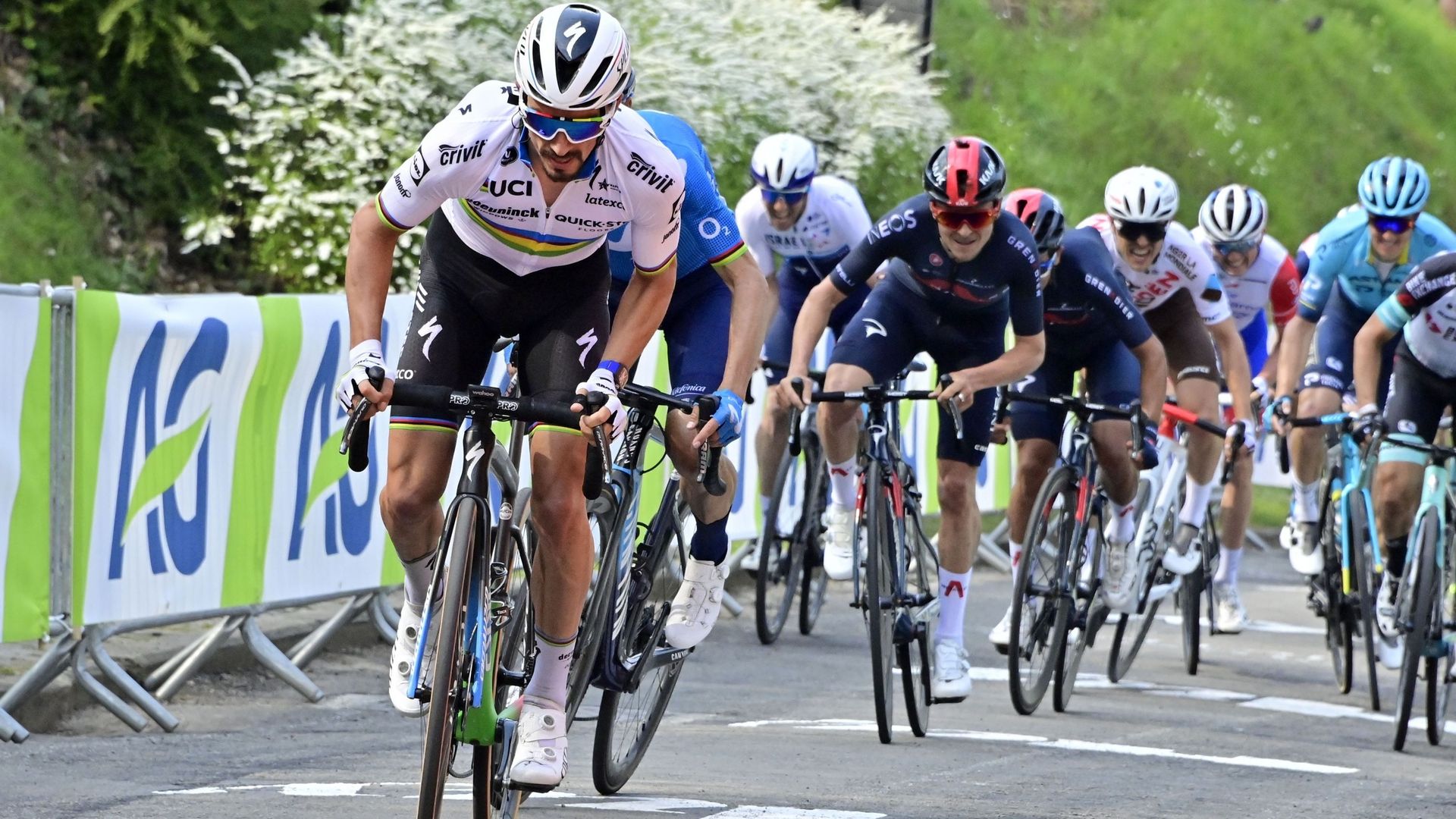 Flèche Wallonne : Julian Alaphilippe durant l'édition 2021