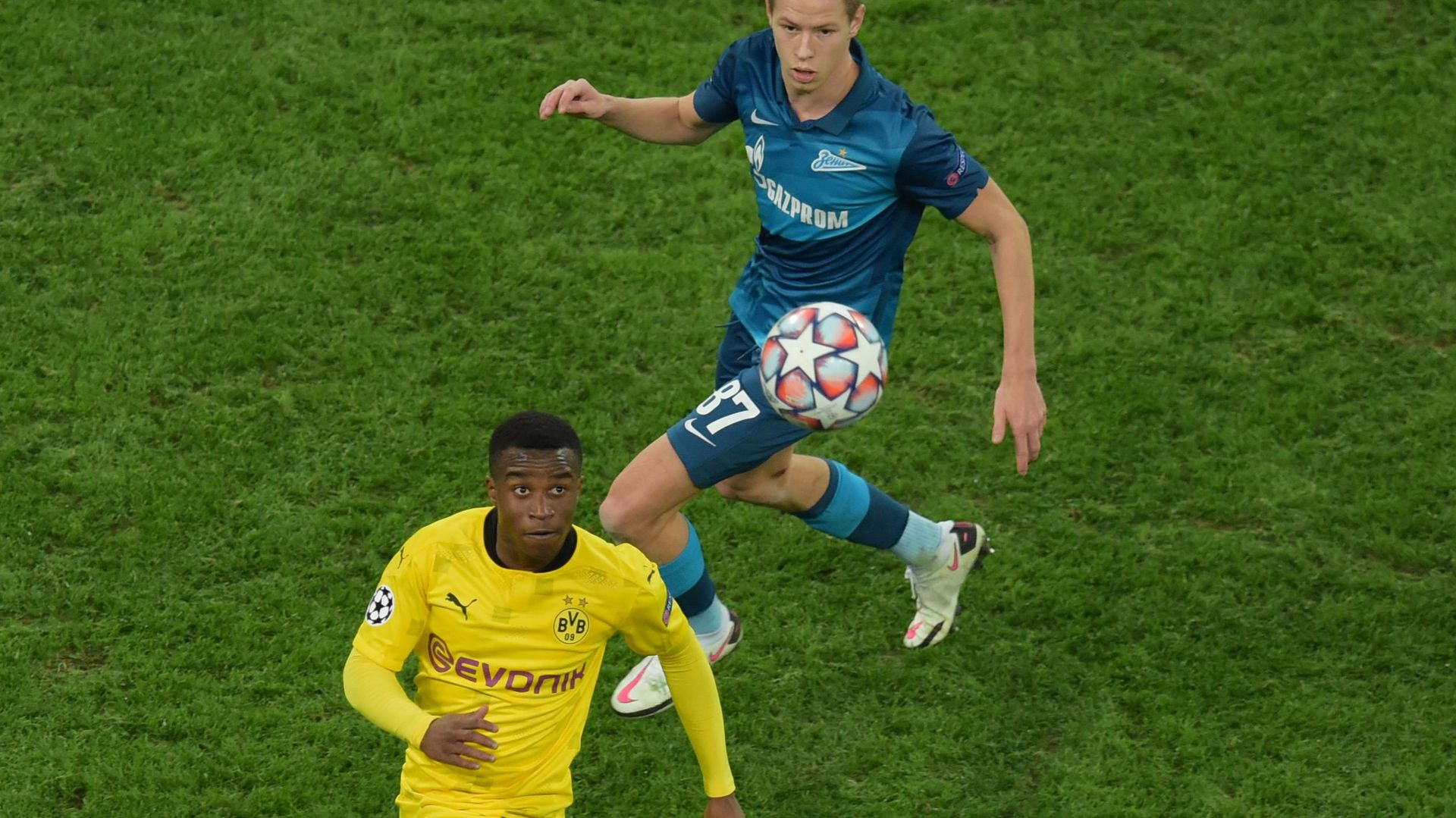 Moukoko plus jeune joueur de l’histoire de la C1 avec Dortmund, Witsel buteur contre le Zenit