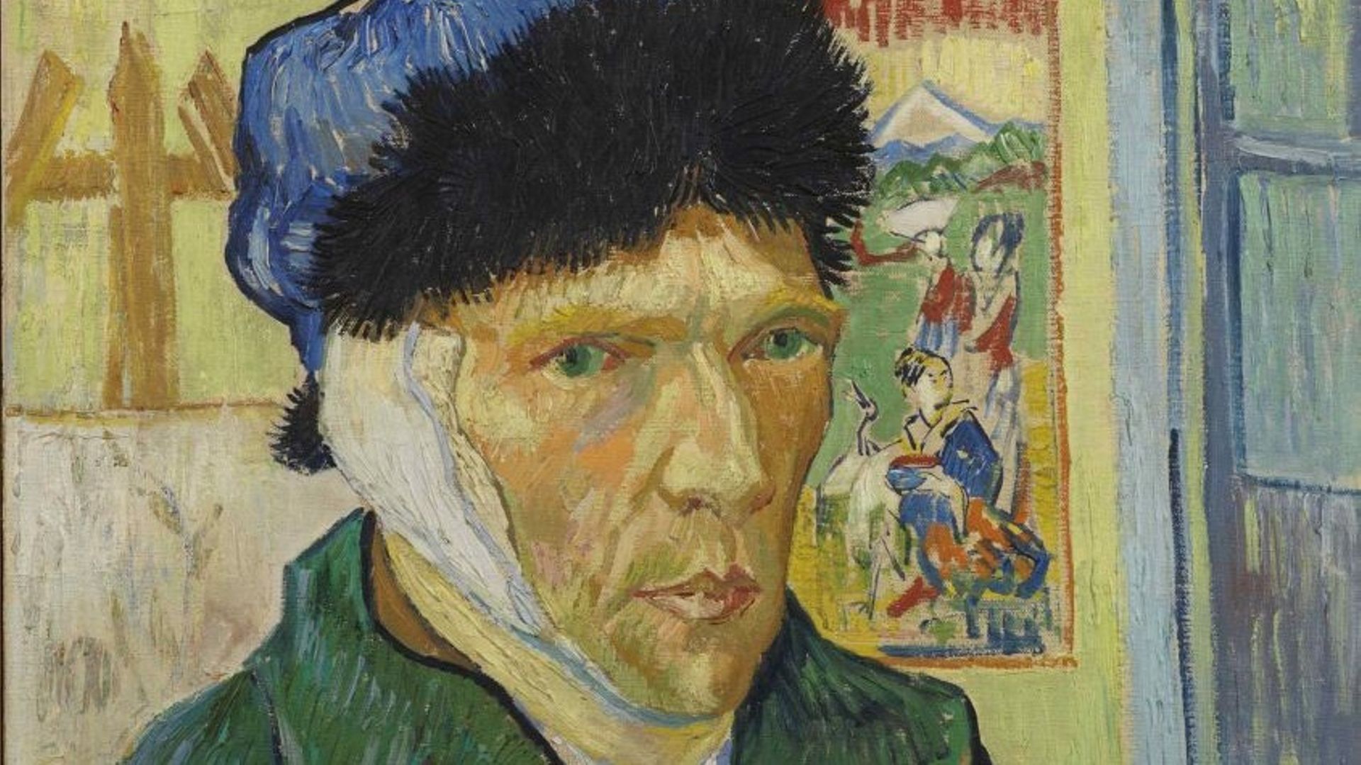 Autoportrait L’oreille Bandée de Vincent Van Gogh, 1889.