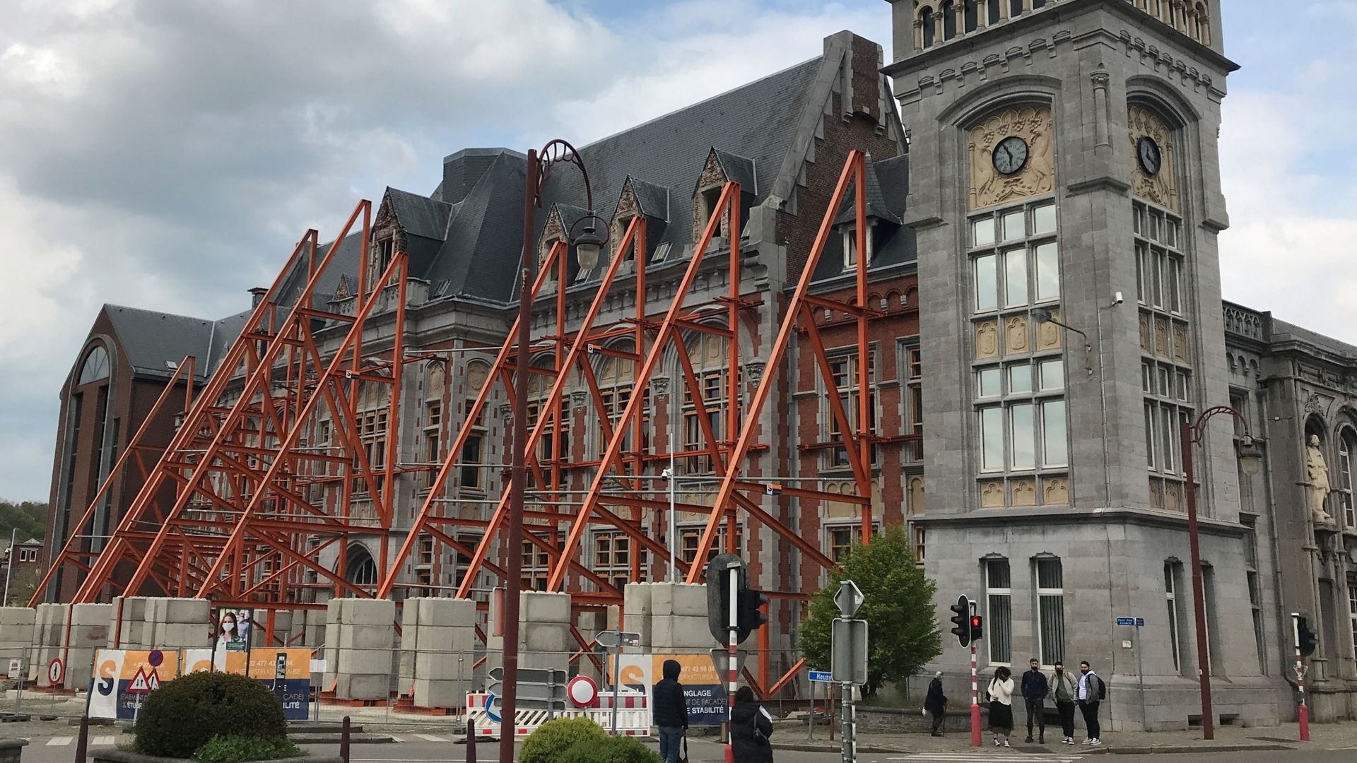 Le triste état du Palais de Justice de Verviers