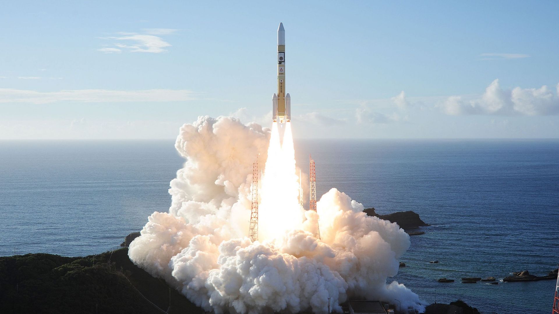 Lancement de la fusée transportant "Hope" en juillet 2020