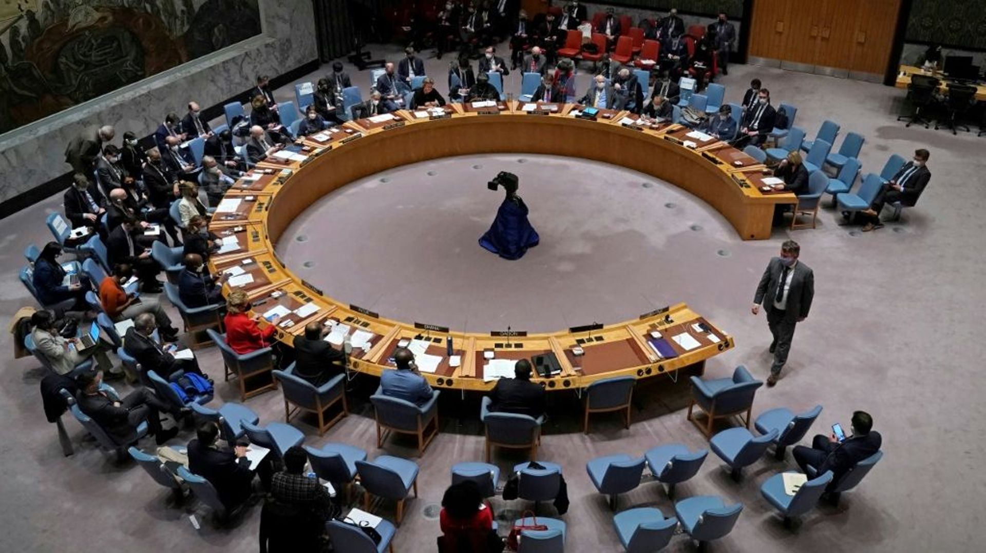 Réunion d'urgence du Conseil de sécurité de l'ONU sur le conflit opposant la Russie à l'Ukraine le 23 février 2022