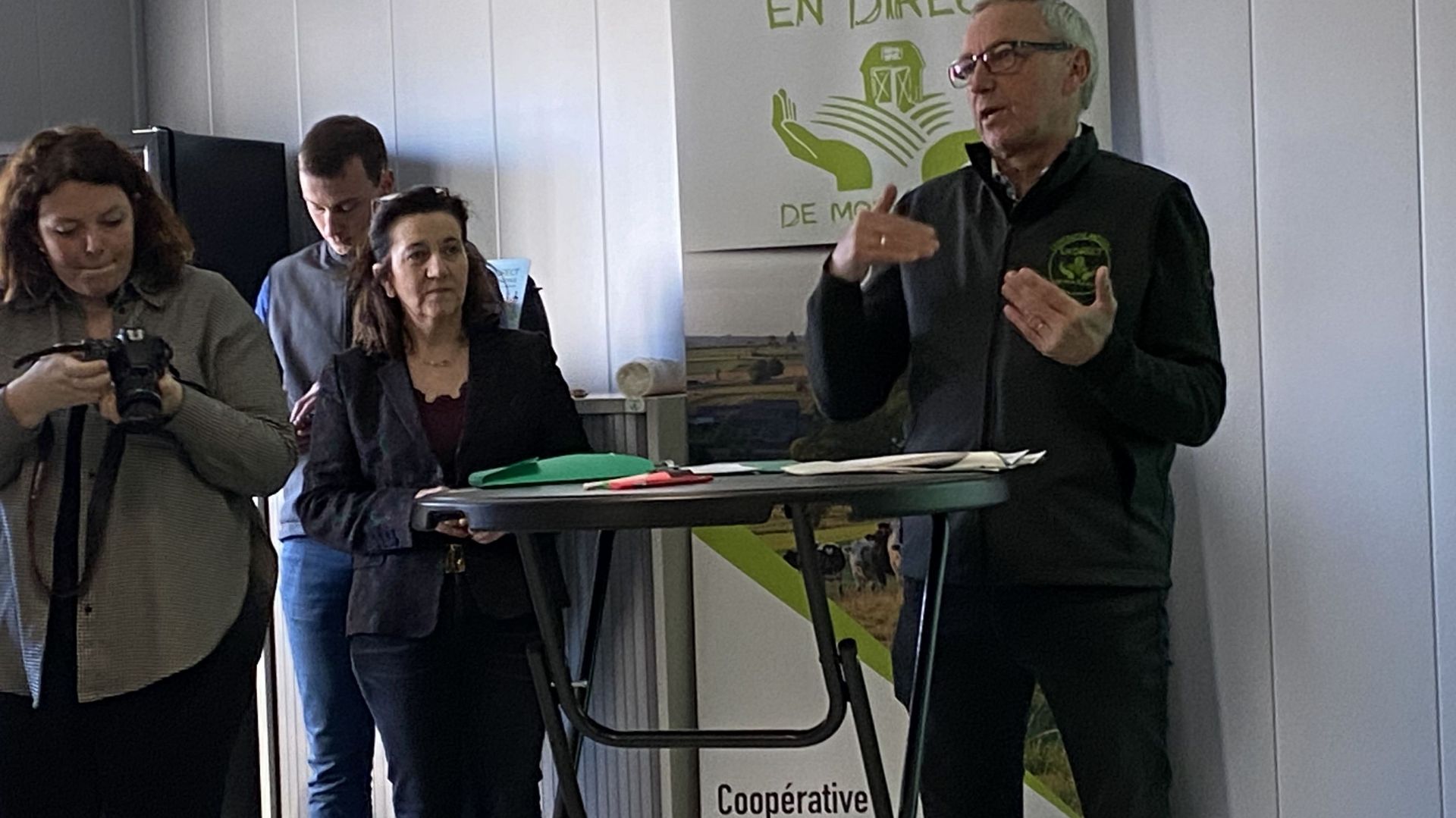 Yves Perreaux, éleveur et administrateur de la coopérative.