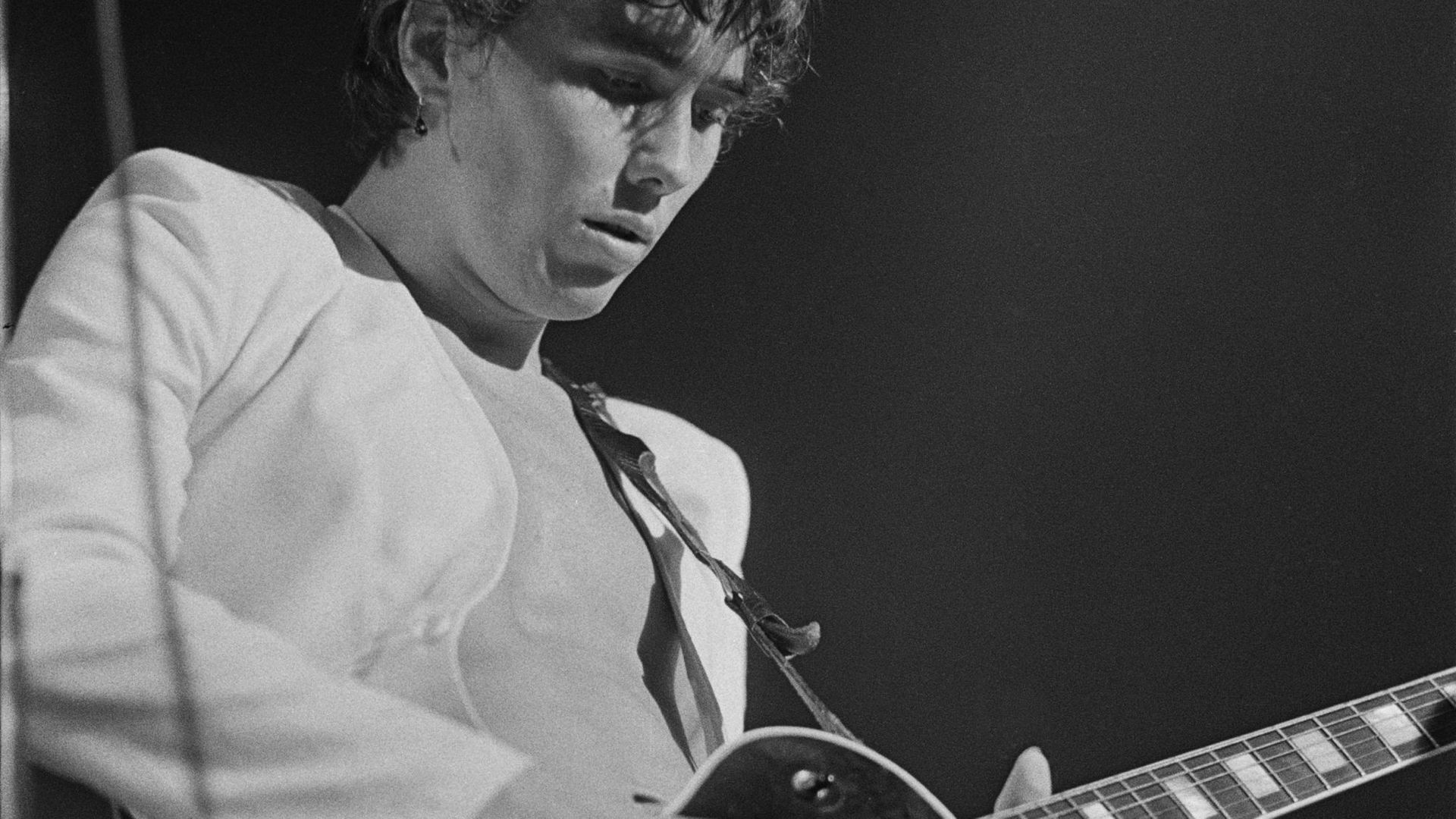George Kooymans en concert à New York en 1974.