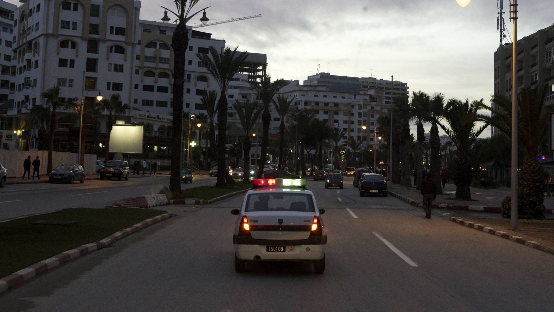 Une voiture de police marocaine, à Tanger, le 5 décembre 2012. Image d'illustration.