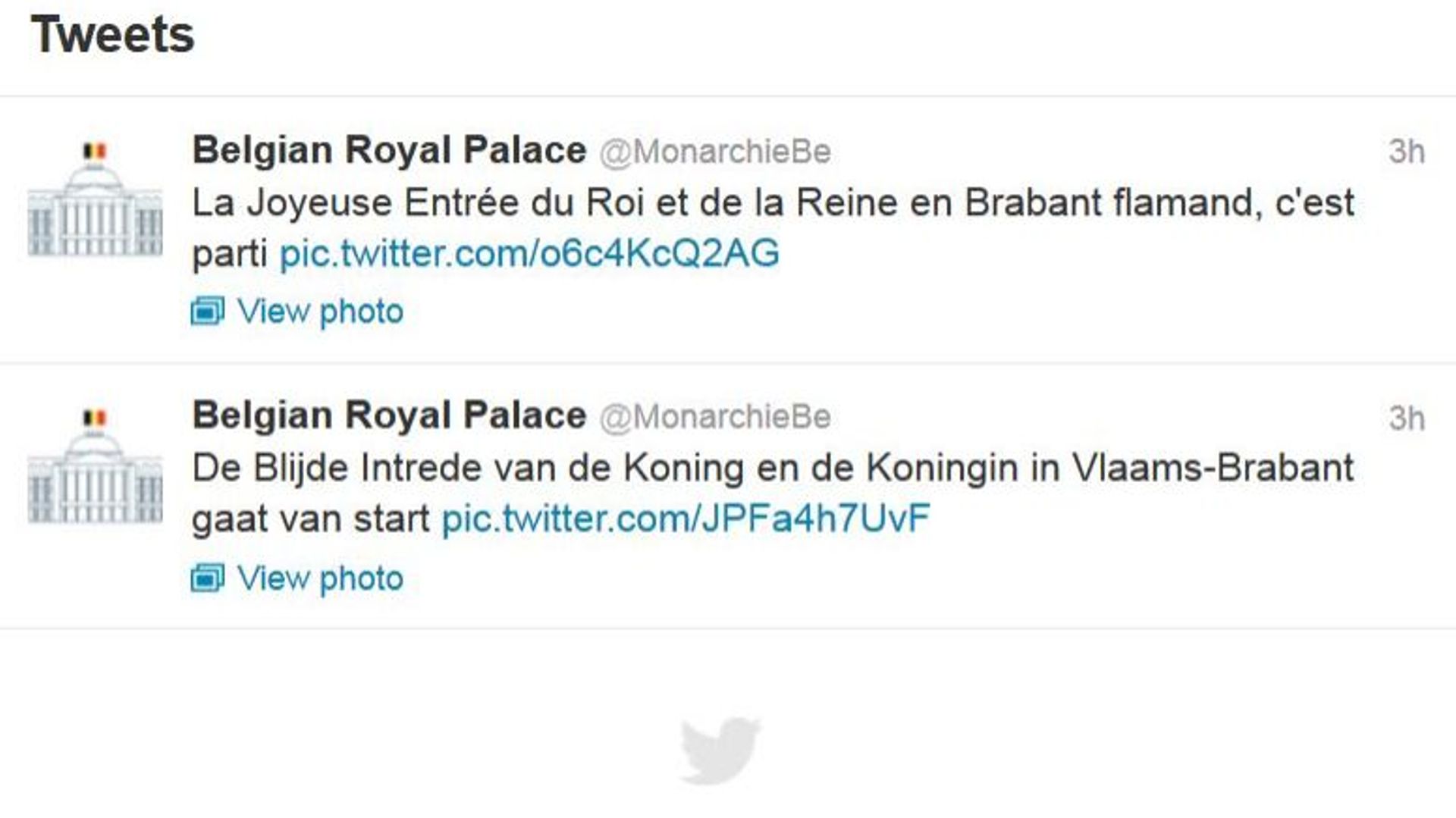 Le couple royal a aussi fait sa joyeuse entrée sur Twitter