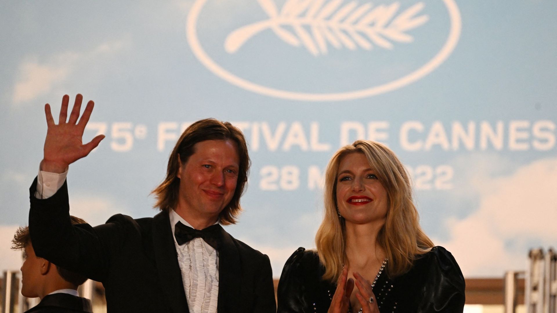Felix Van Groeningen et Charlotte Vandermeersch à Cannes