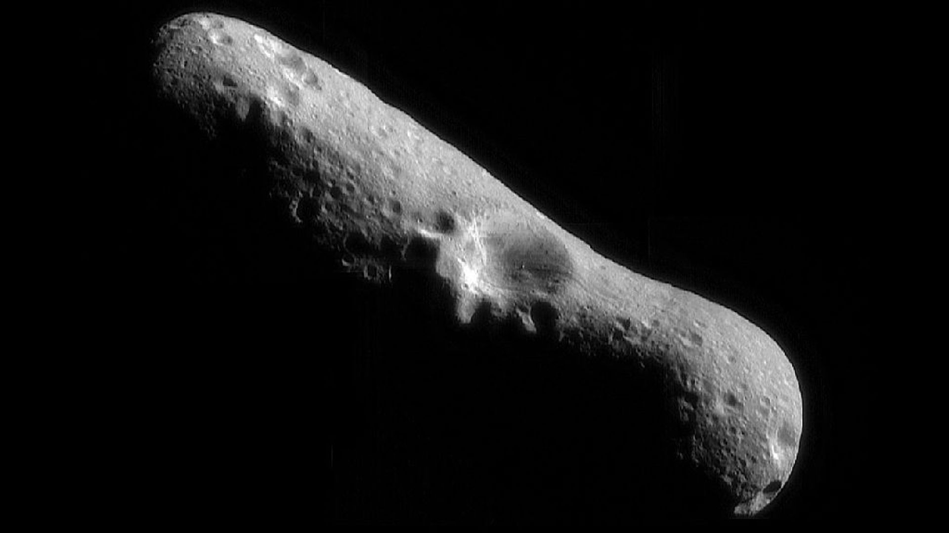 L'asteroïde Eros, en 2001