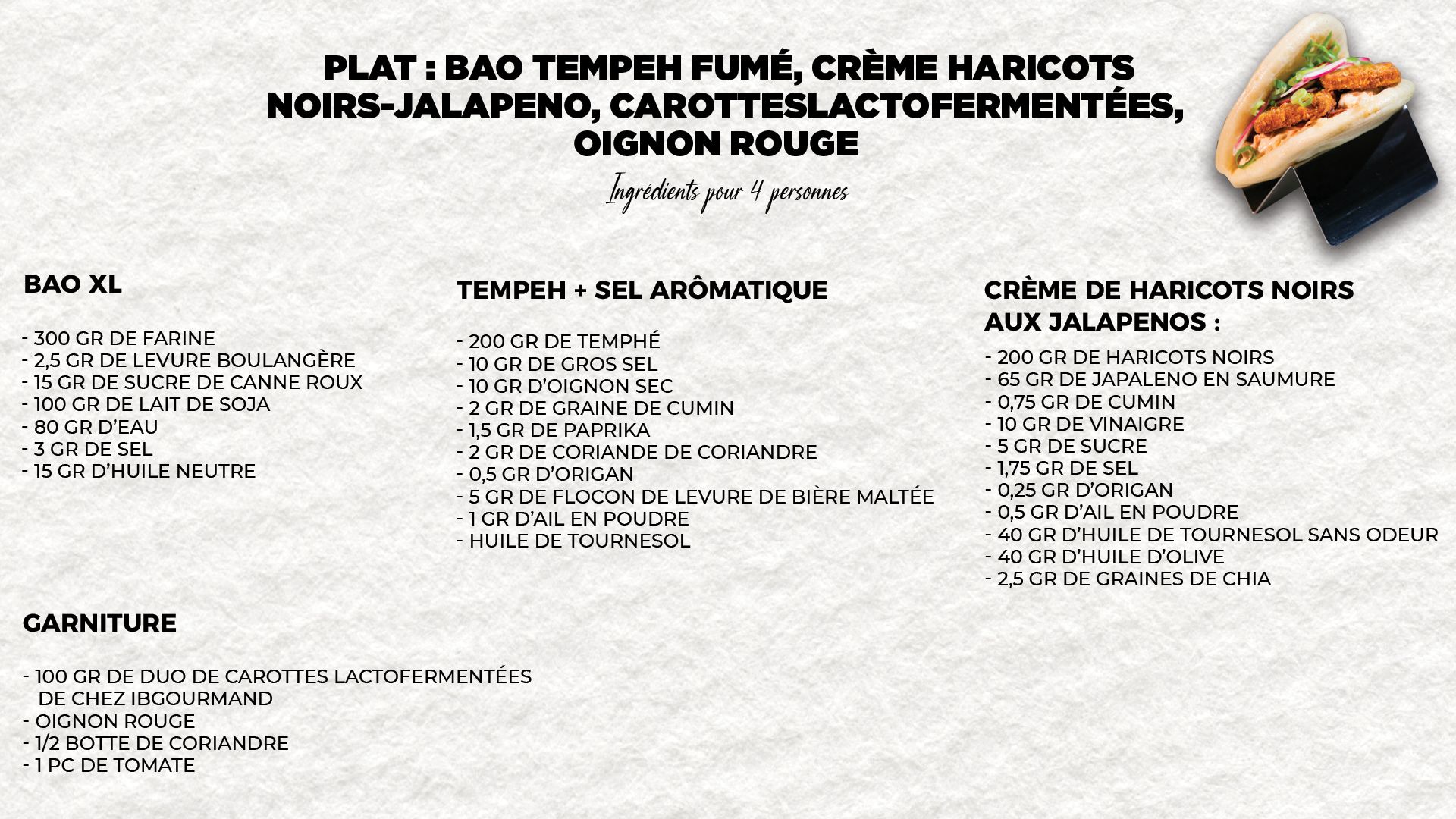 Les baos de Martin et Vincent vous on donné faim ? Voilà ce qu'il vous faut pour les refaire chez vous !