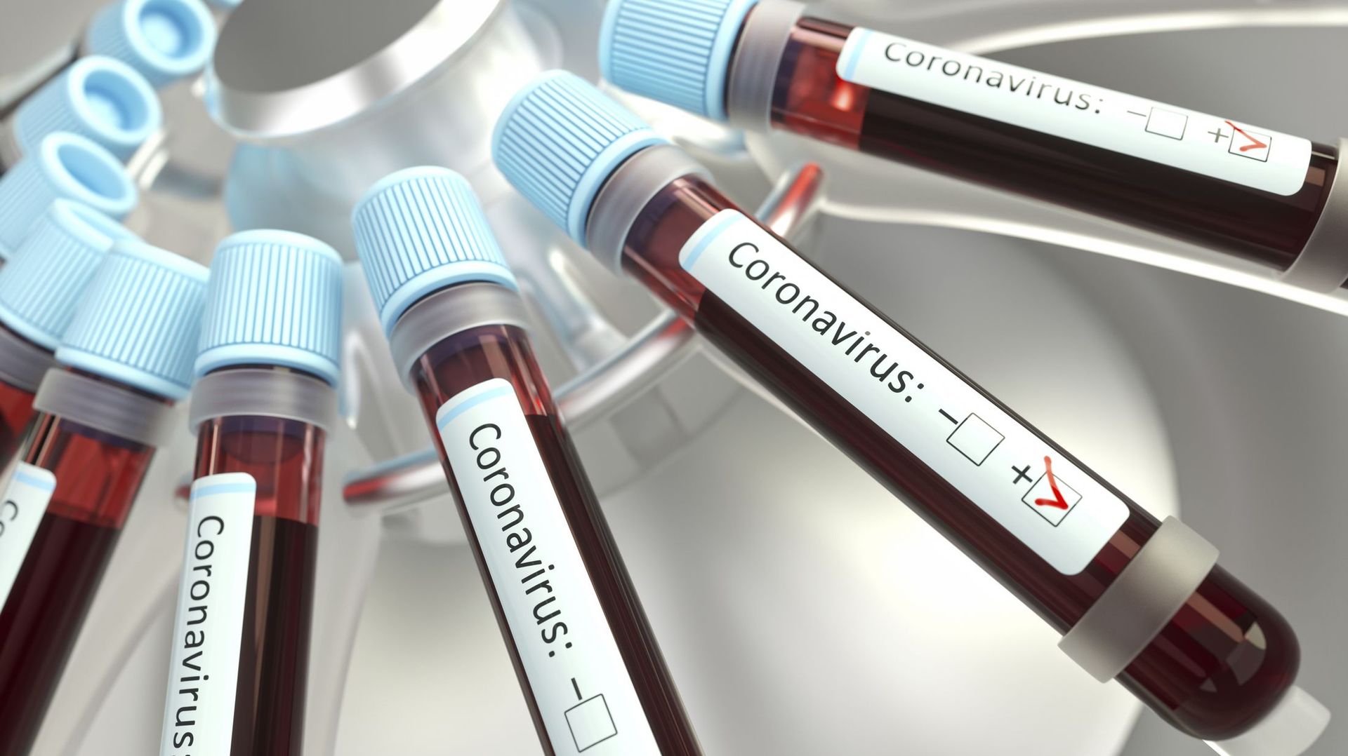 Coronaviruses research, conceptual illustration
