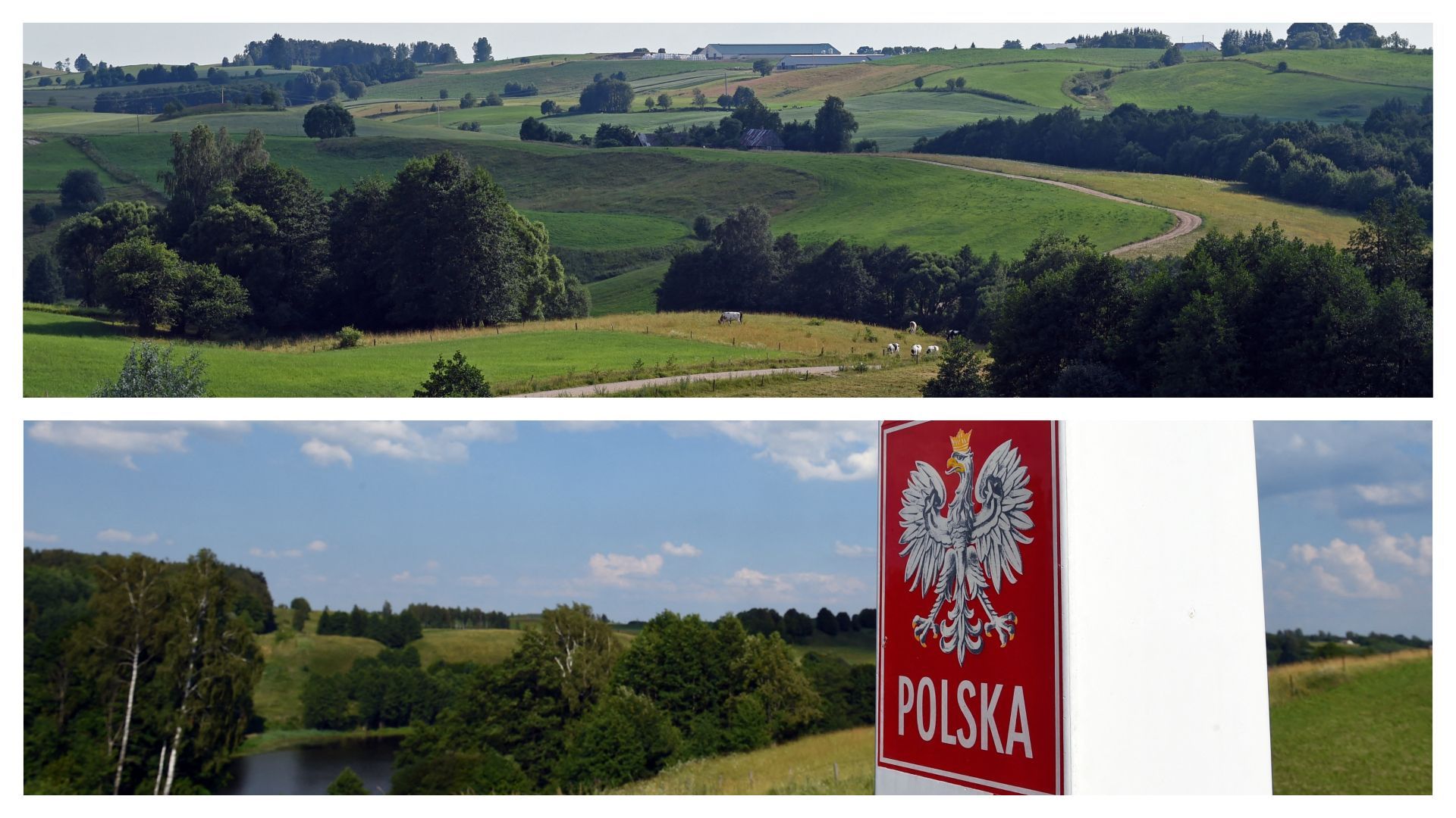 Un poste frontière polonais est photographié en 2016 à Zerdziny, dans le nord de la Pologne, à la frontière du pays de l’OTAN avec la Lituanie, partenaire de l’alliance, et la région russe de Kaliningrad. Le tronçon de 80 kilomètres de frontière entre la 