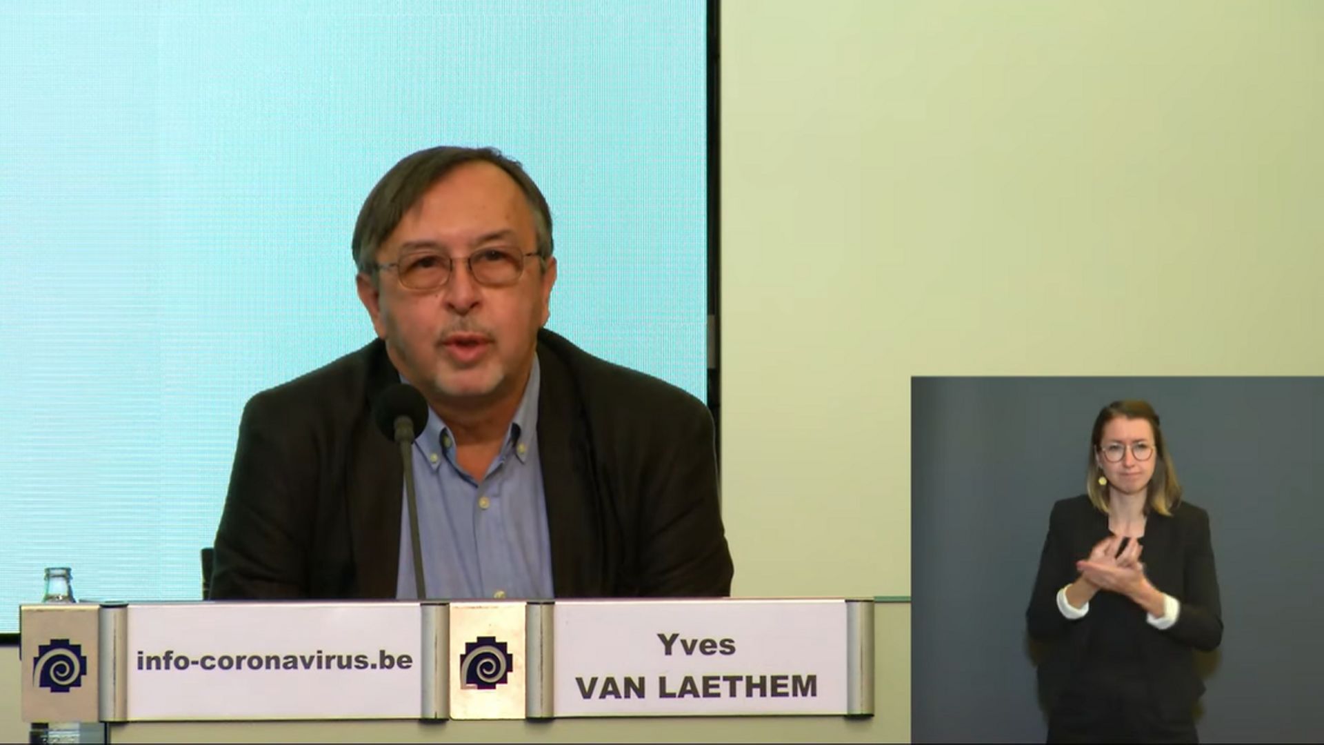Yves Van Laethem, porte-parole interfédéral.
