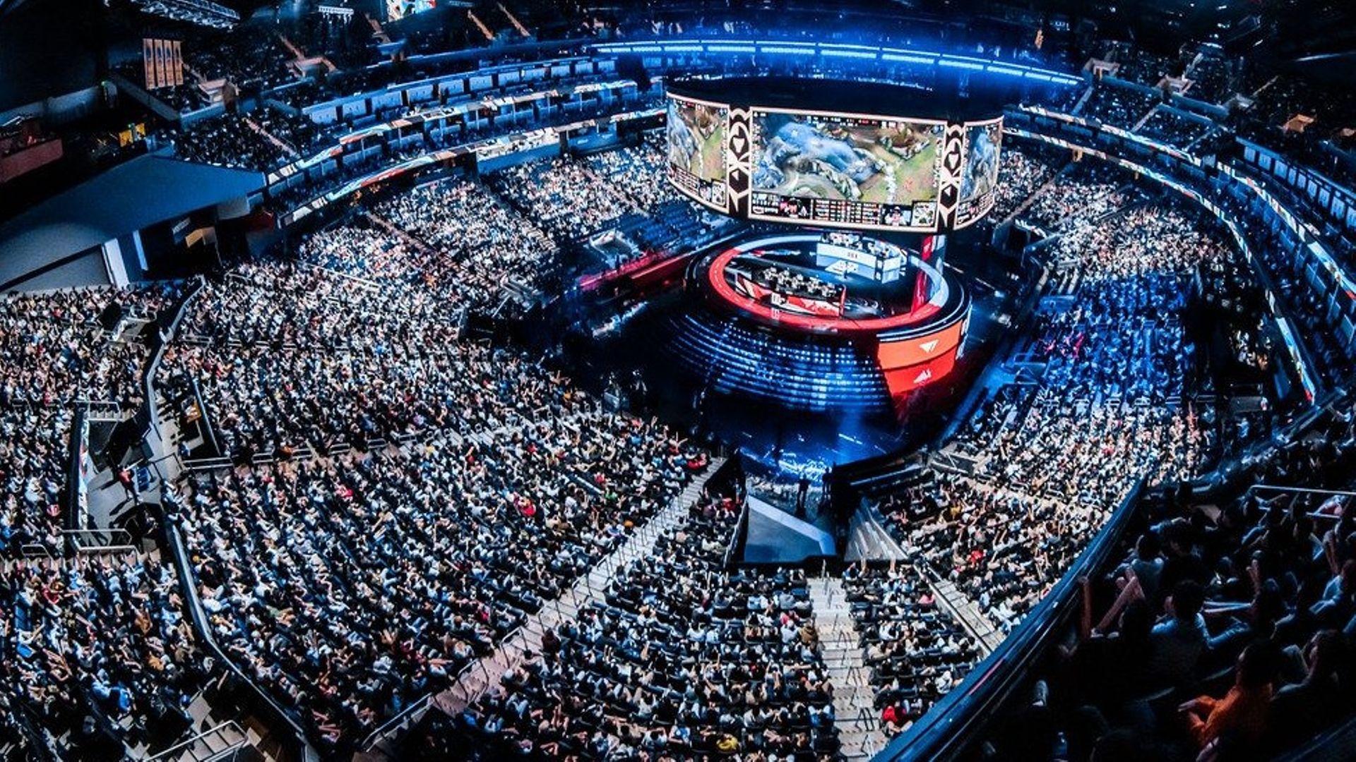 Le Chase Center de San Francisco lors de la finale des Worlds 2022.