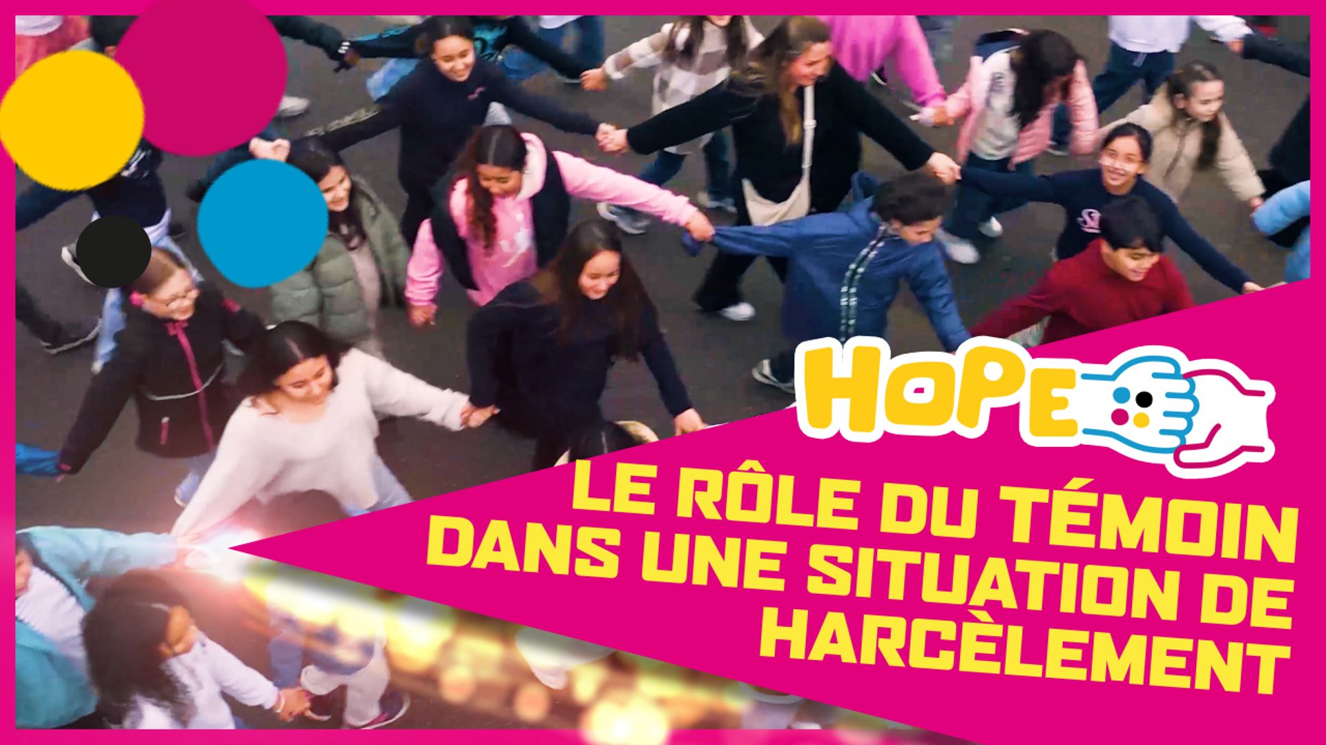 HOPE : le rôle du témoin dans une situation de harcèlement