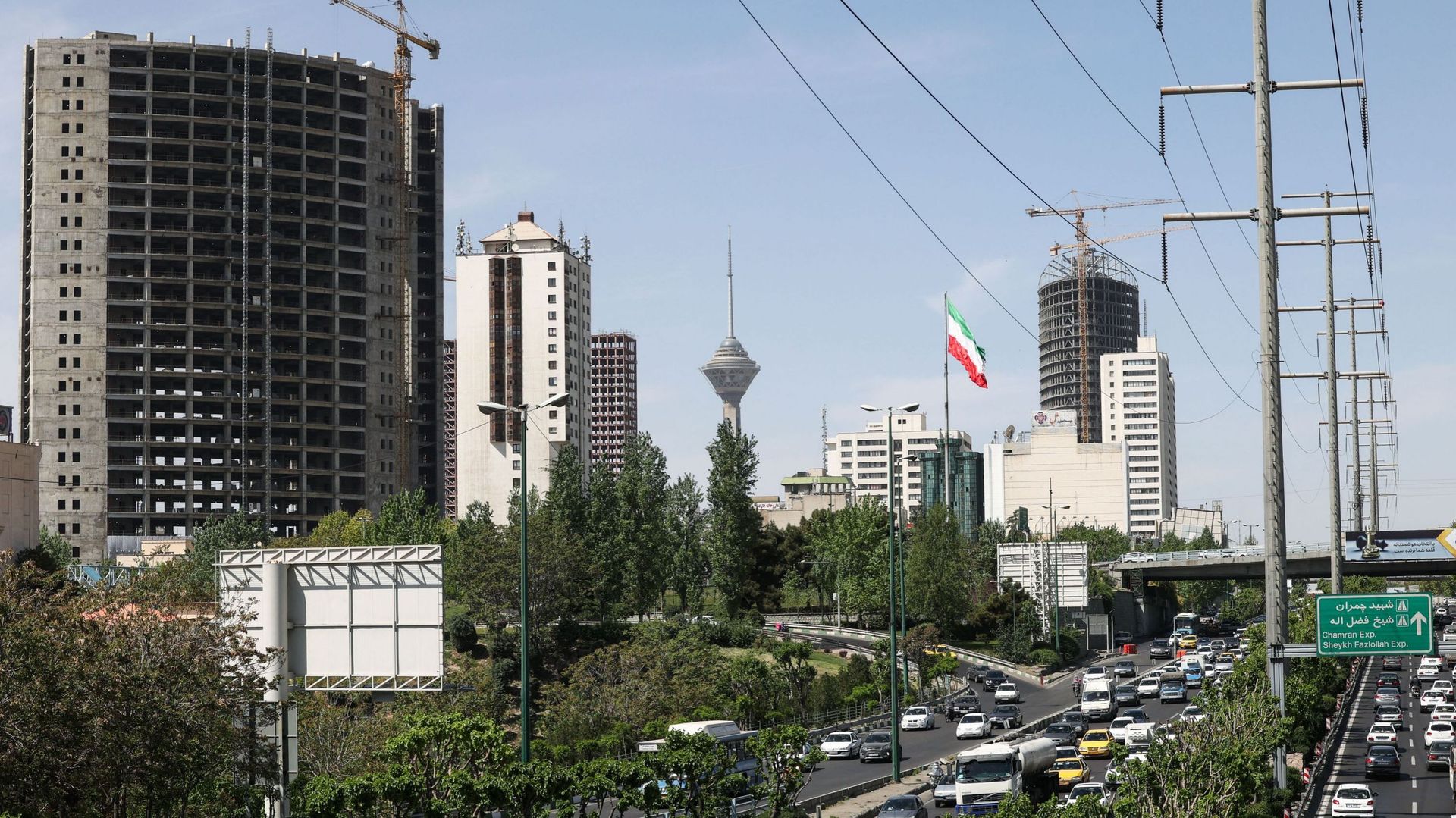 Autoroute à Téhéran, le 12 avril 2021 (illustration) 