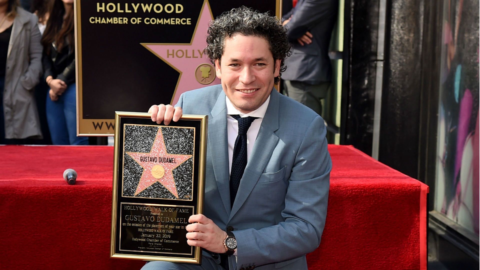 Gustavo Dudamel a reçu son étoile sur Hollywood Boulevard