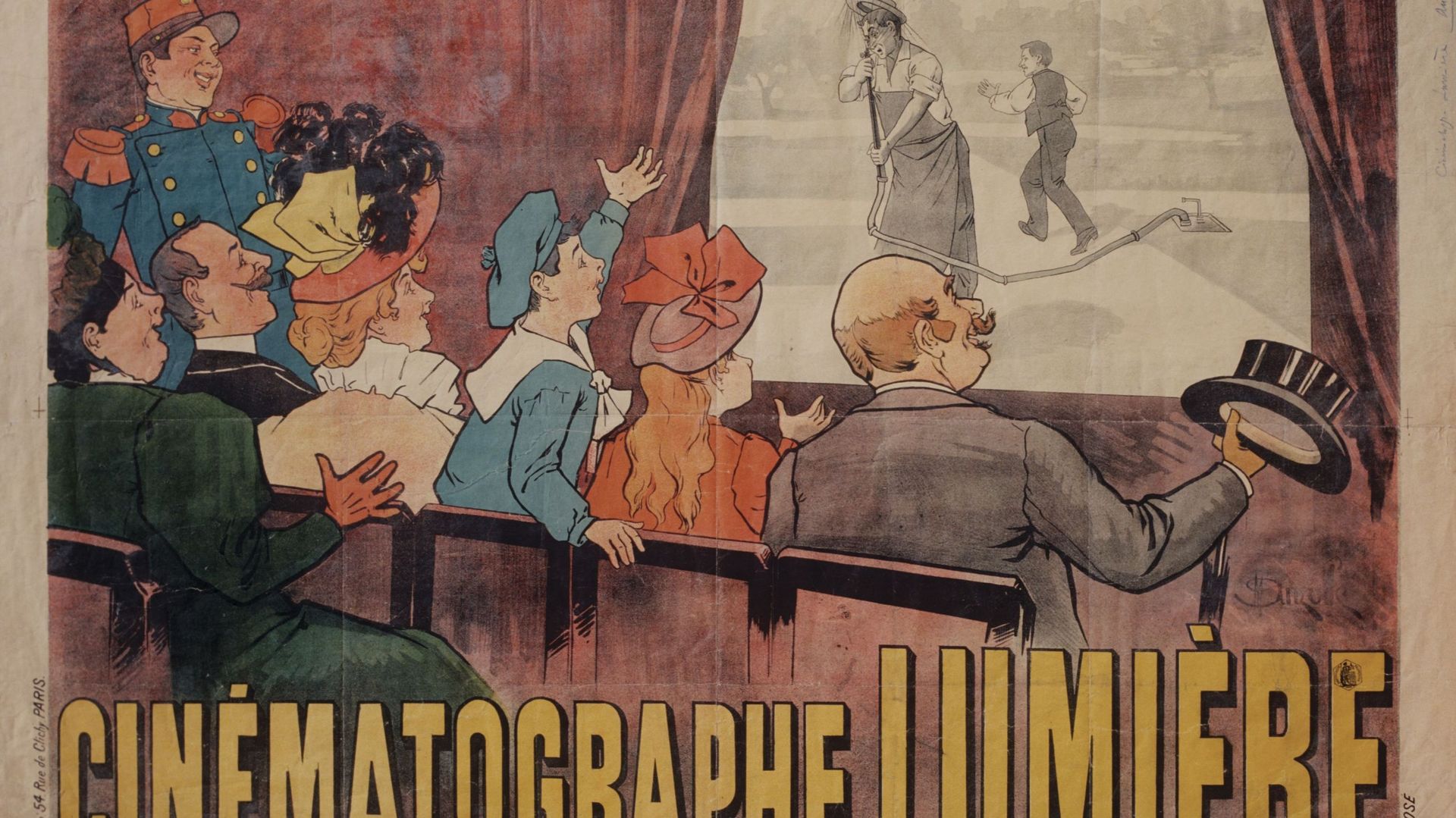 Affiche pour le cinématographe Lumière, 1896