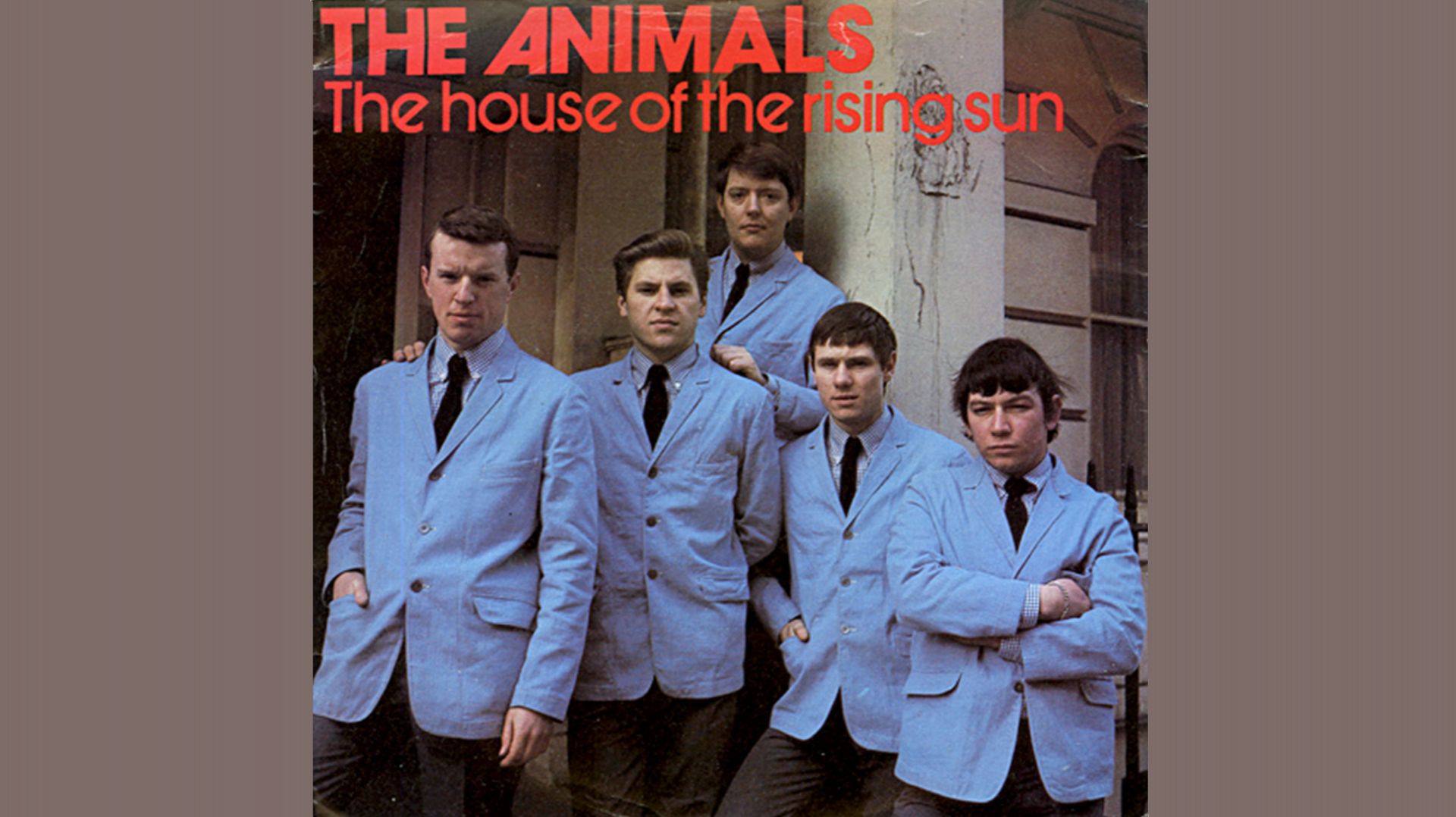 The rising sun cover. Epic cover text. The animals. House of the rising sun 1964. House of the rising sun.