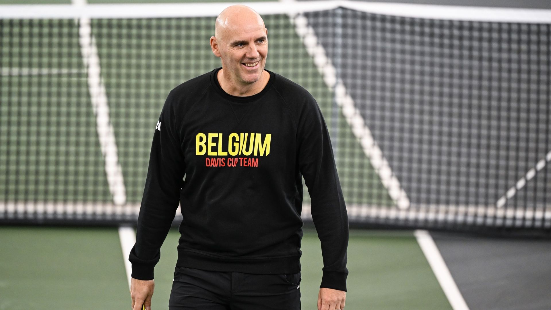 Johan Van Herck, le capitaine de l’équipe belge de Coupe Davis