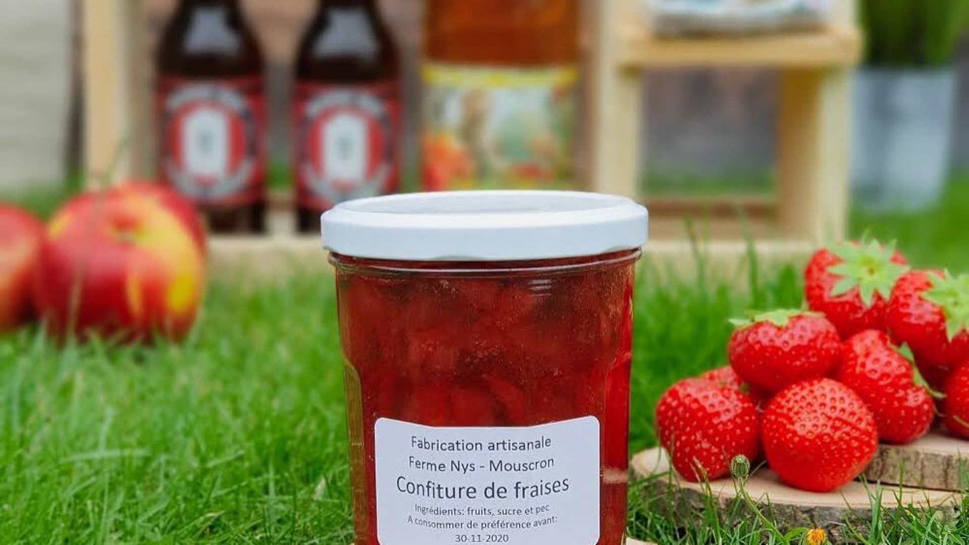 La BelgieBox propose des produits locaux et artisanaux.