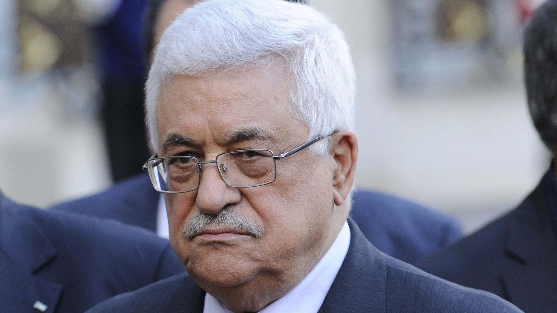 Le président palestinien Mahmud Abbas, à Paris le 6 juillet 2012.