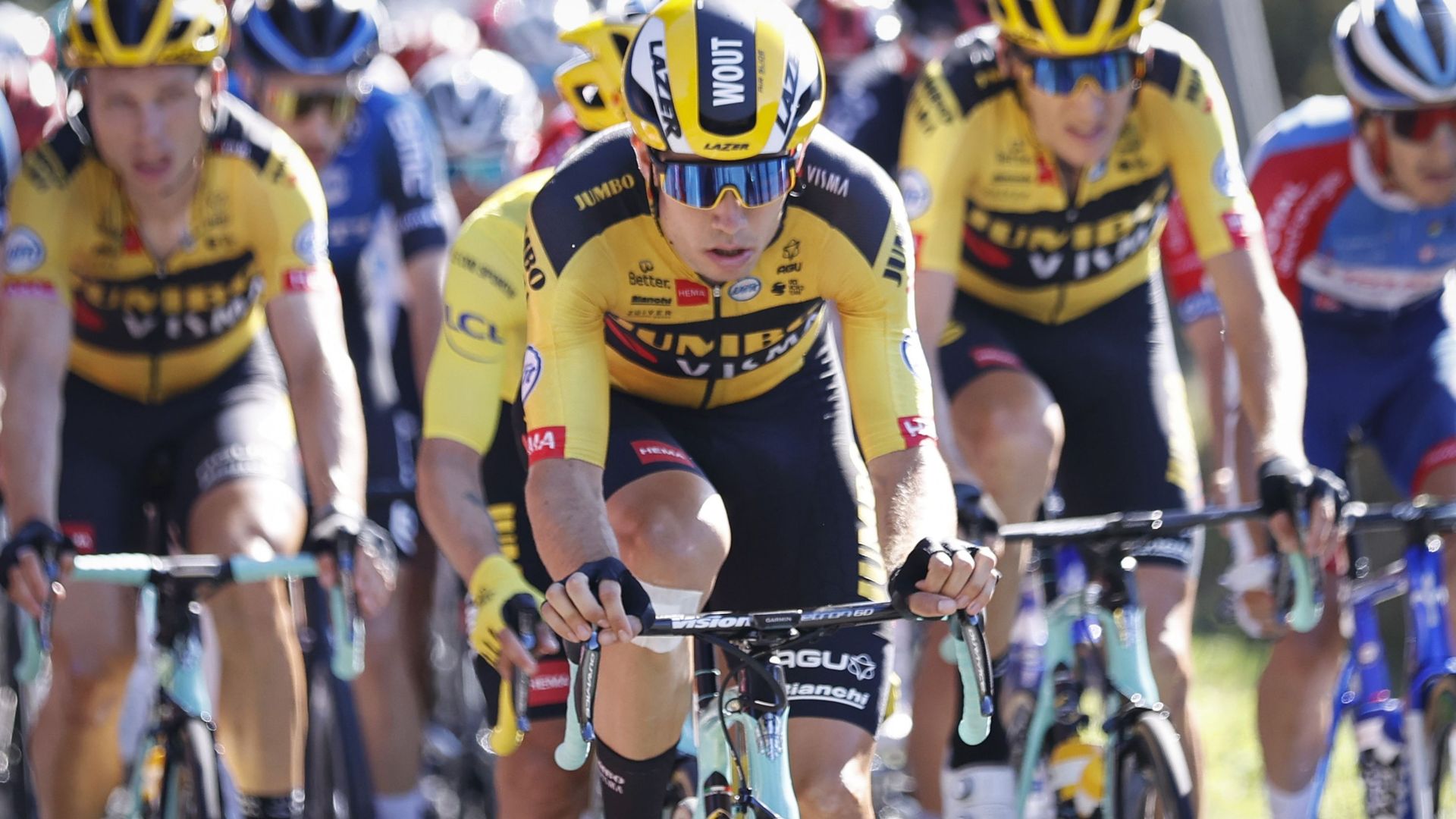Van Aert dépité par l'arrivée du Tour de France à Poitiers.