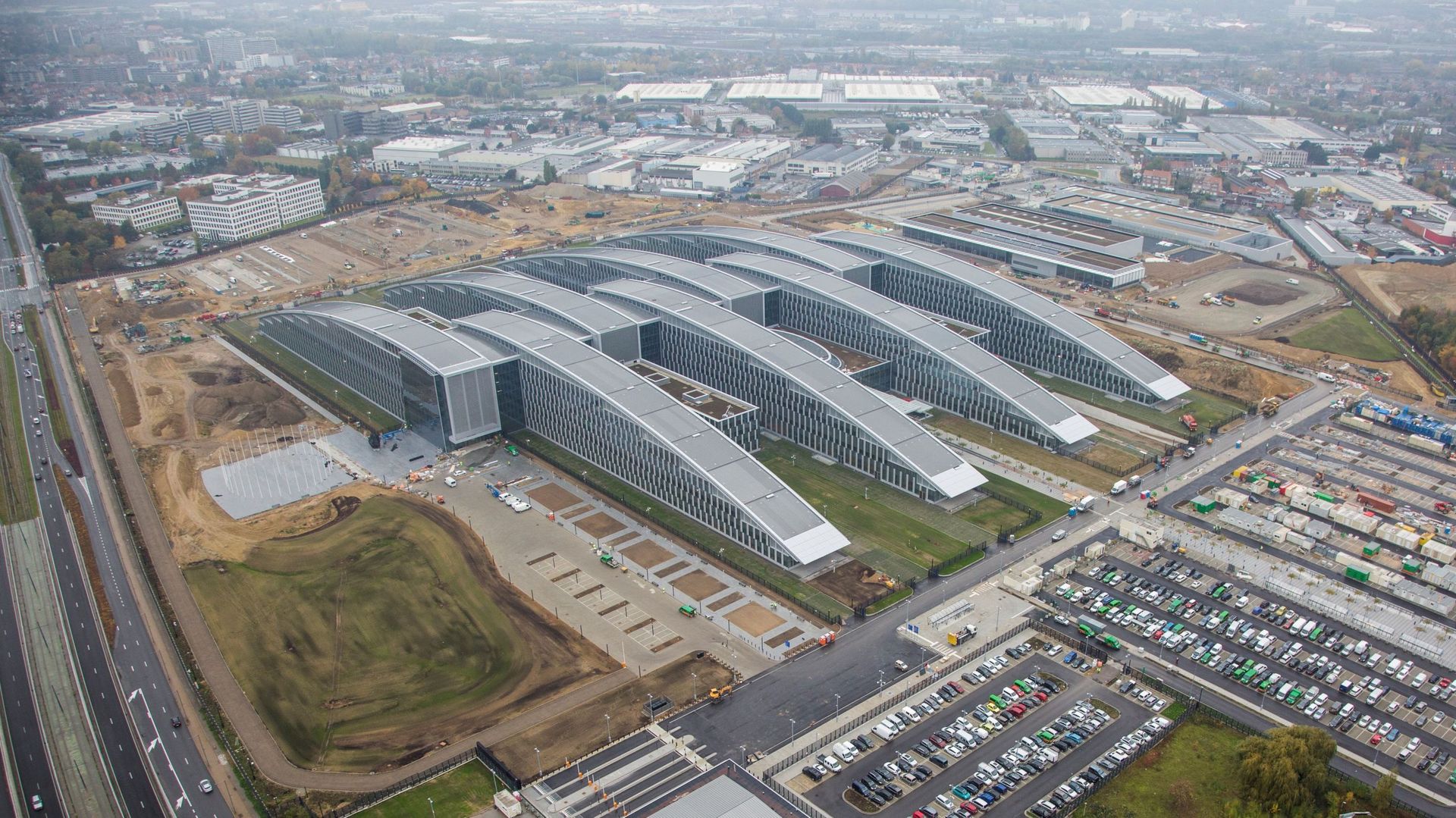 Le nouveau siège bruxellois de l'Otan inauguré en 2016.