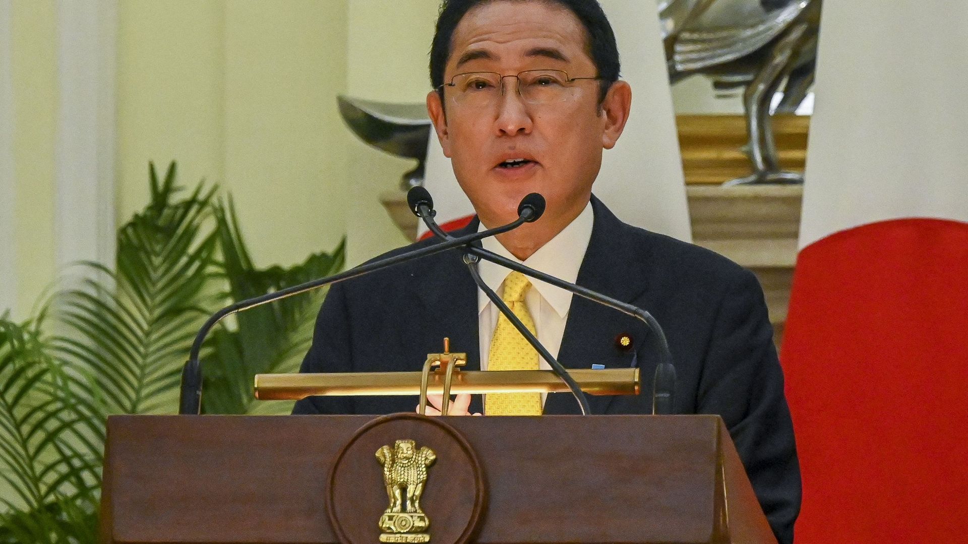 Le Premier ministre japonais actuel Fumio Kishida.