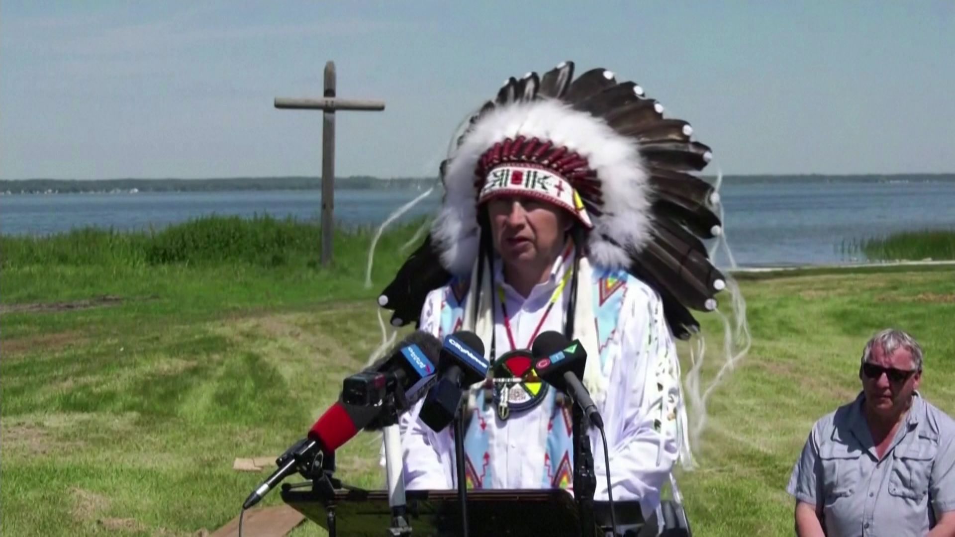 Tony Alexis, chef de la nation sioux Alexis Nakota - 16 juillet 2022