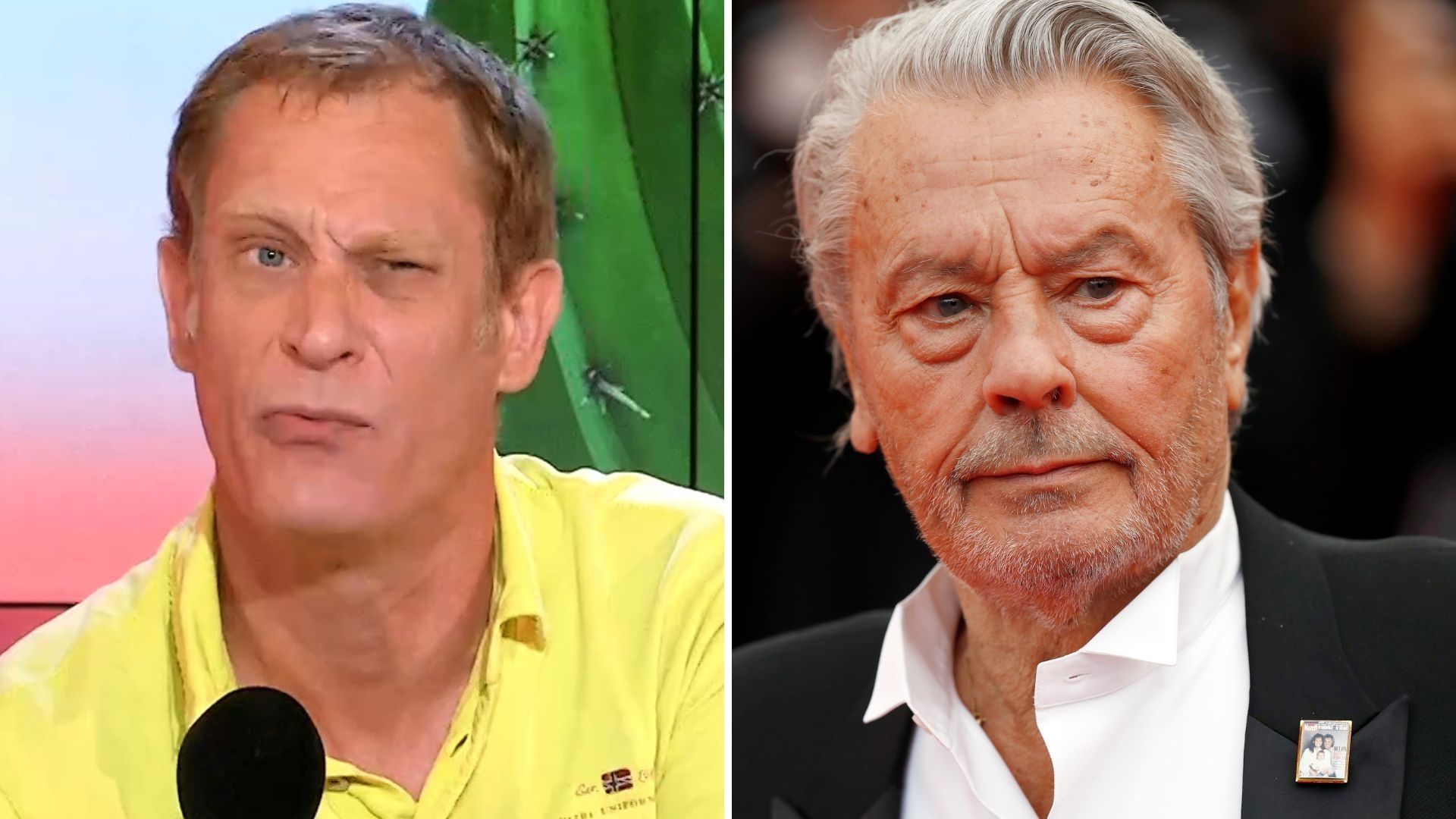 Un an après le décès d’Alain Delon, Martin Charlier lui rend hommage à sa façon dans Le Cactus