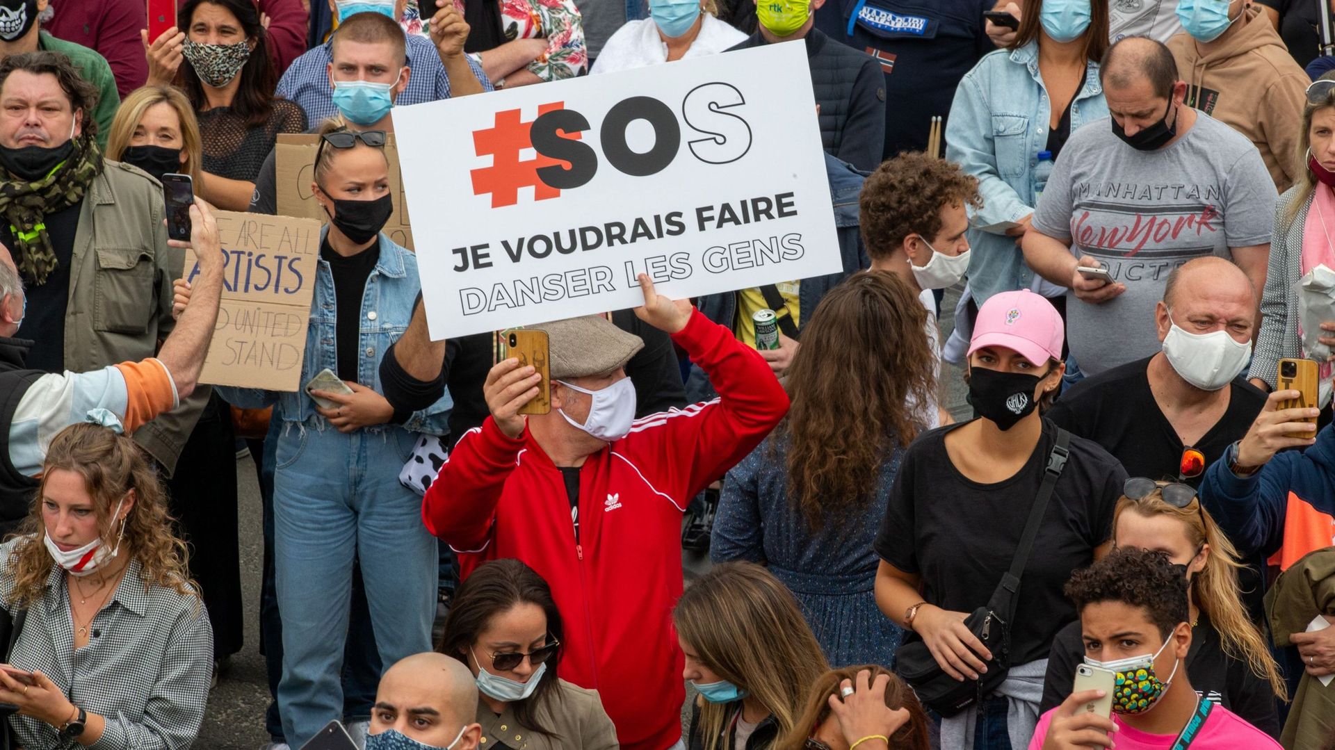 Le secteur culturel a manifesté son mécontentement le 6 septembre à Bruxelles. 