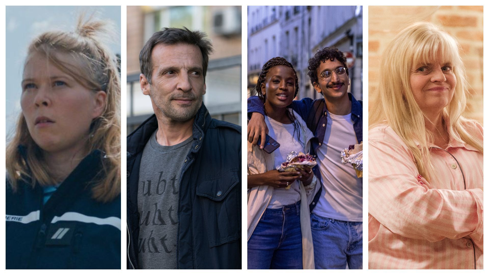 India Hair dans "Des Gens Bien", Mathieu Kassovitz, Mariama Gueye, Younès Boucif dans "Drôle", Isabelle Nanty