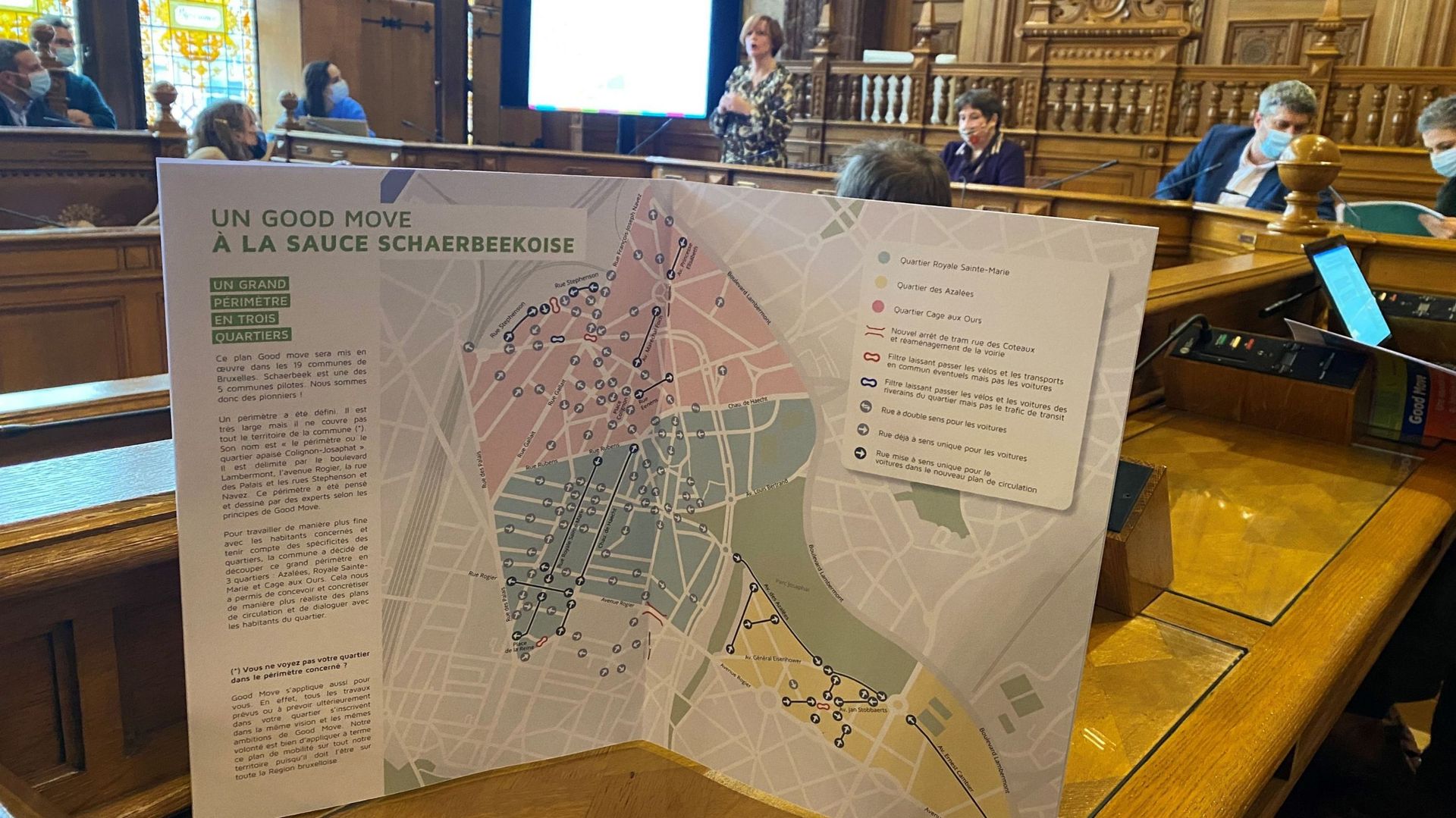 Présentation du plan GoodMove adapté à la commune de Schaerbeek