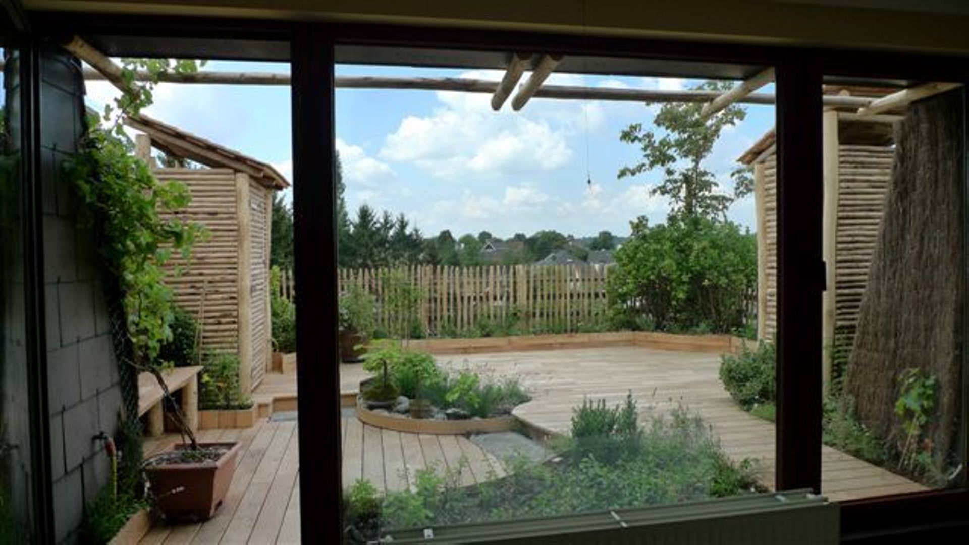 terrasse en robinier
