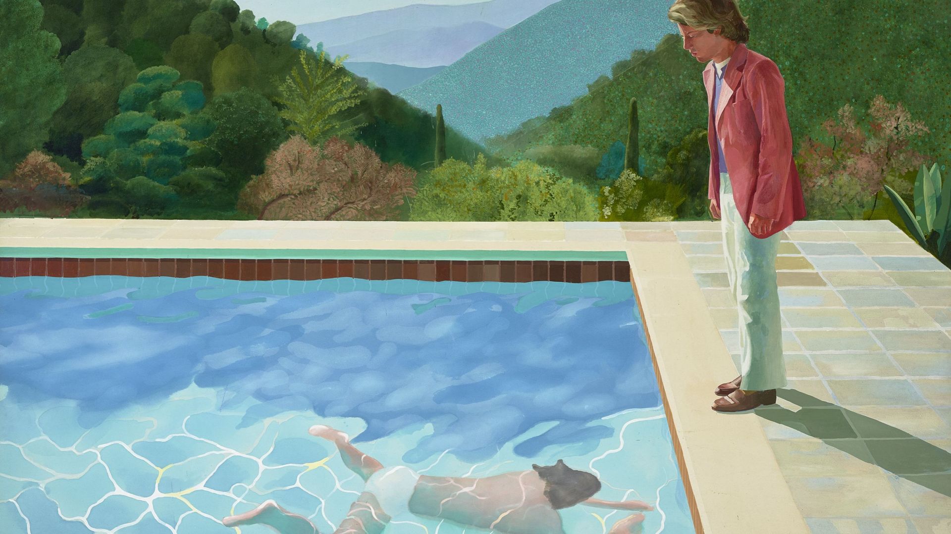 David Hockney, 'Portrait of an Artist (Pool with Two Figures)', 1971.