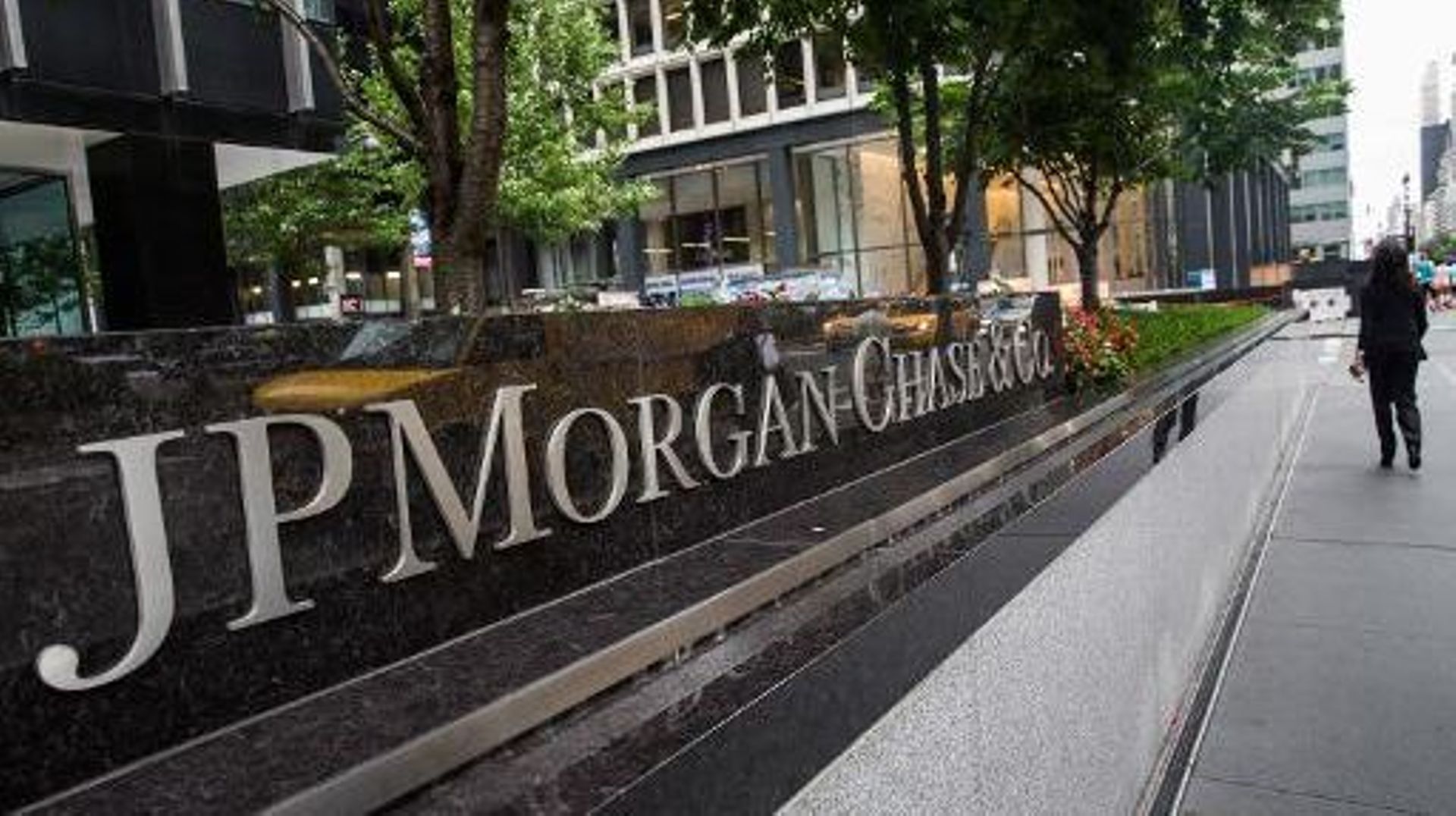 Le siège de la banque JP Morgan à New-York, le 12 août 2014