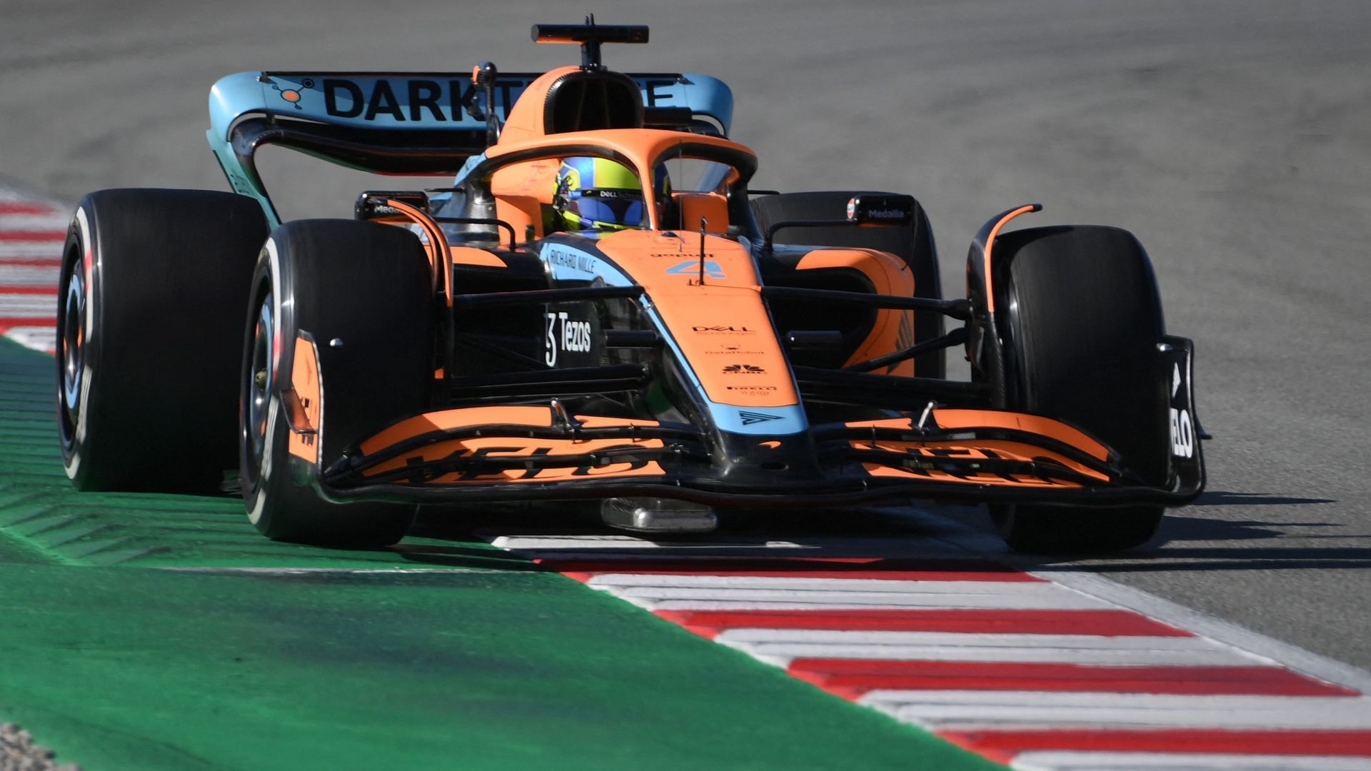 La McLaren de Lando Norris