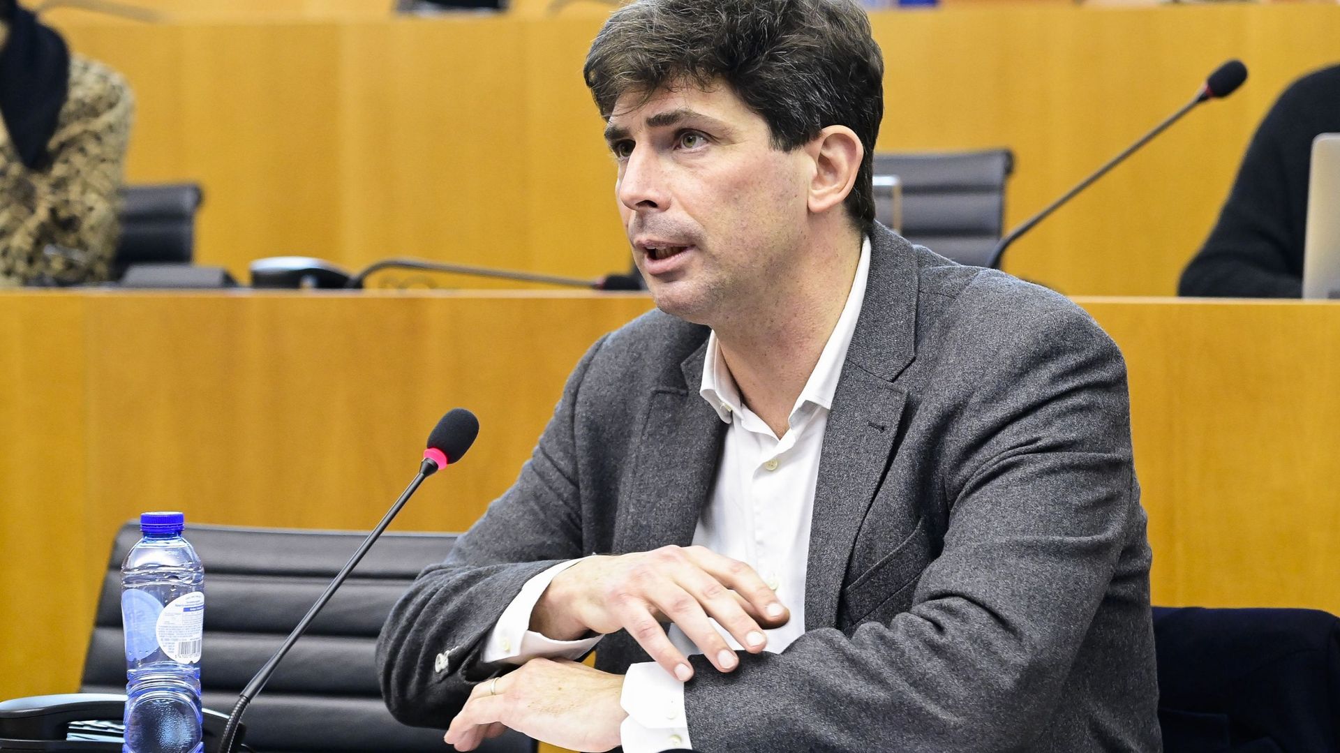 Grégor Chapelle, directeur général d'Actiris, devant le Parlement bruxellois en novembre dernier. 