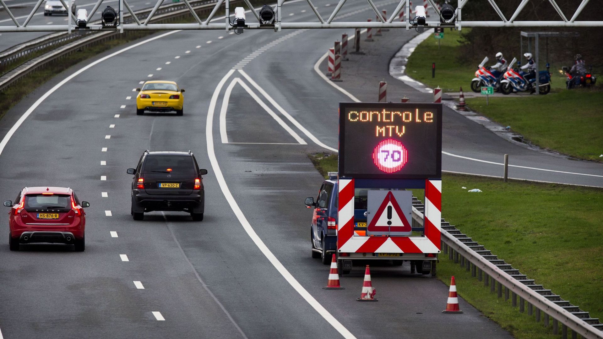Contrôle à la frontière entre l'Allemagne et les Pays-Bas