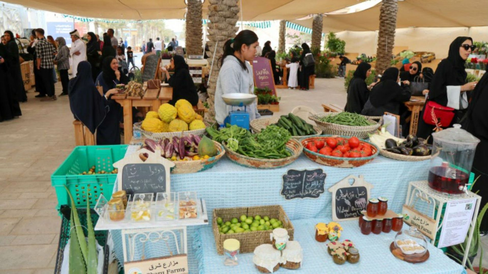A Doha, un marché veut initier les Qataris à une consommation responsable.