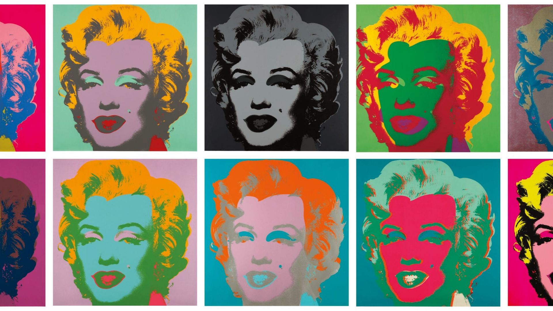 Marilyn, 1967. Portfolio de dix sérigraphies sur papier. Collection privée

