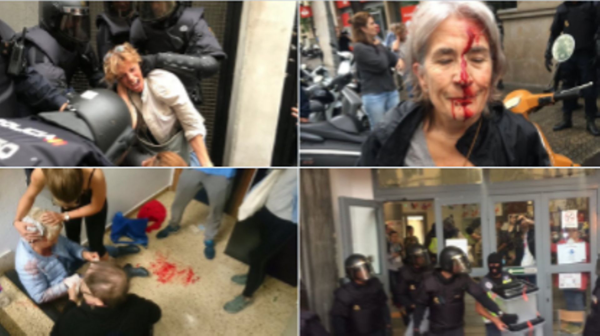Référendum en Catalogne: plus de 300 personnes blessées par des violences policières, selon le gouvernement catalan