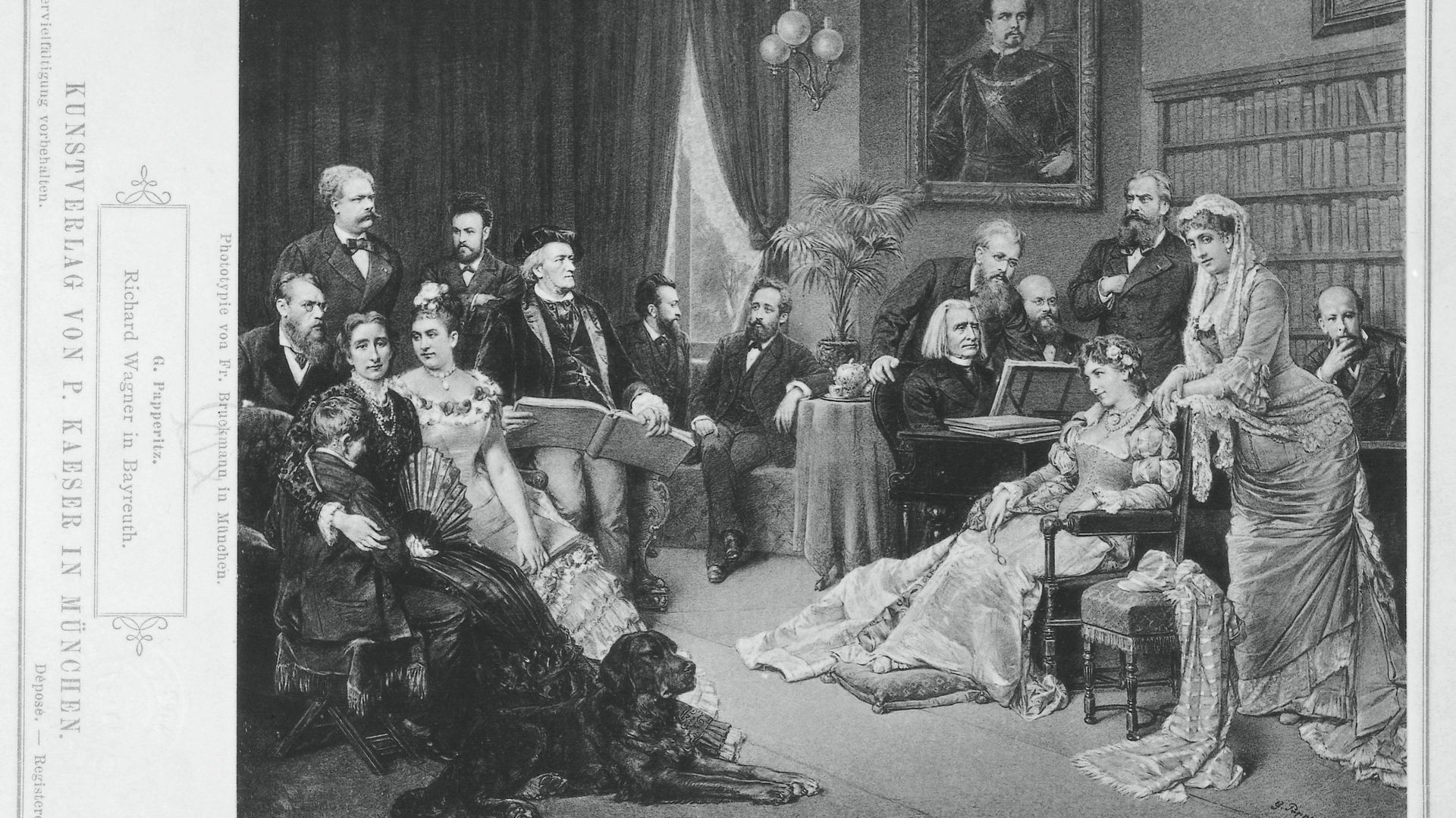 Richard Wagner et ses amis à Bayreuth