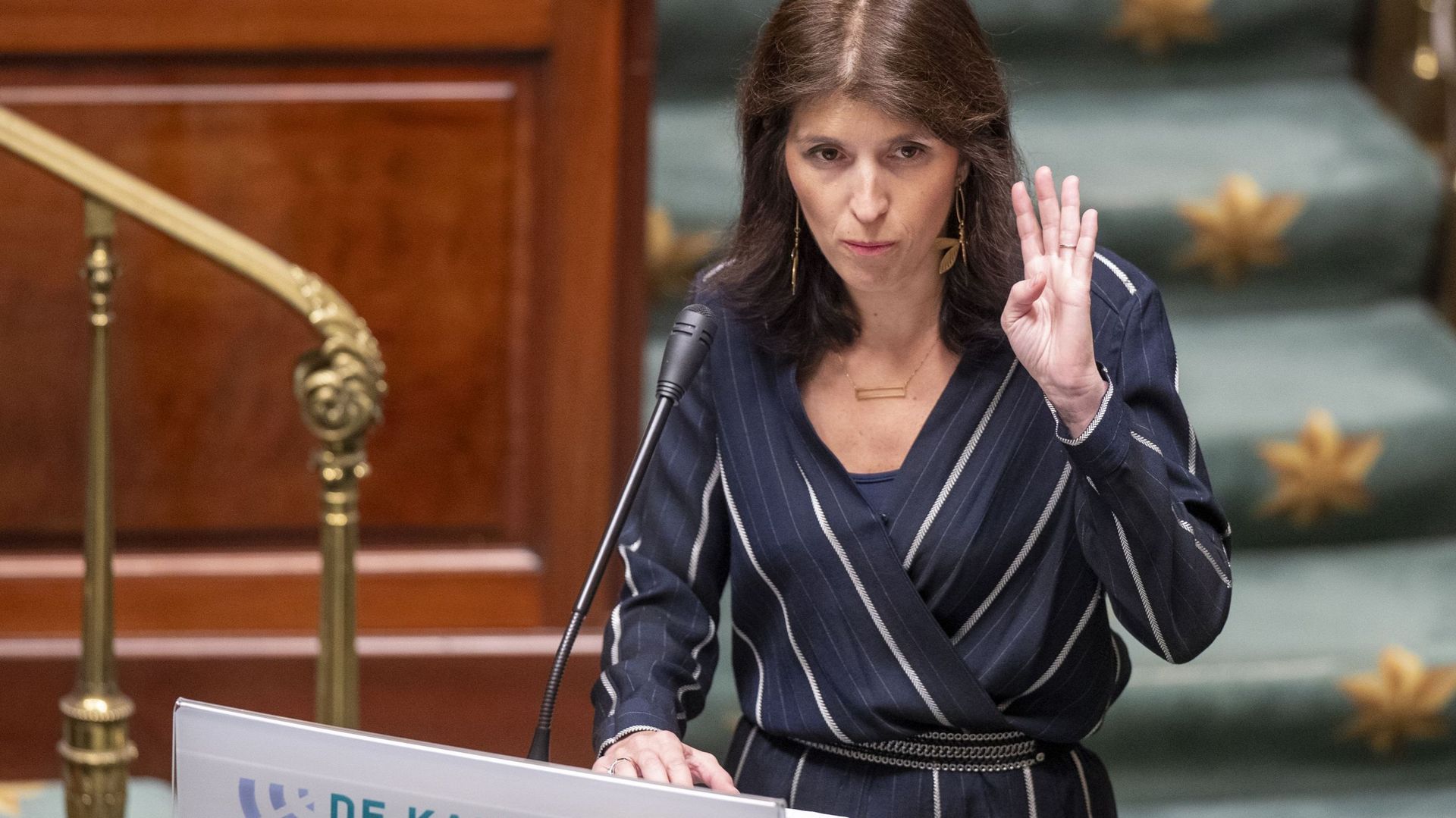 Alexia Bertrand (Openvld), la secrétaire d’État en charge du Budget