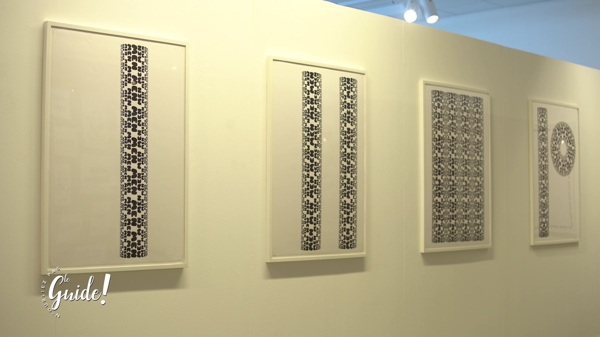 Images sérielles exposées au Centre de la Gravure et de l’Image Imprimée à la Louvière.